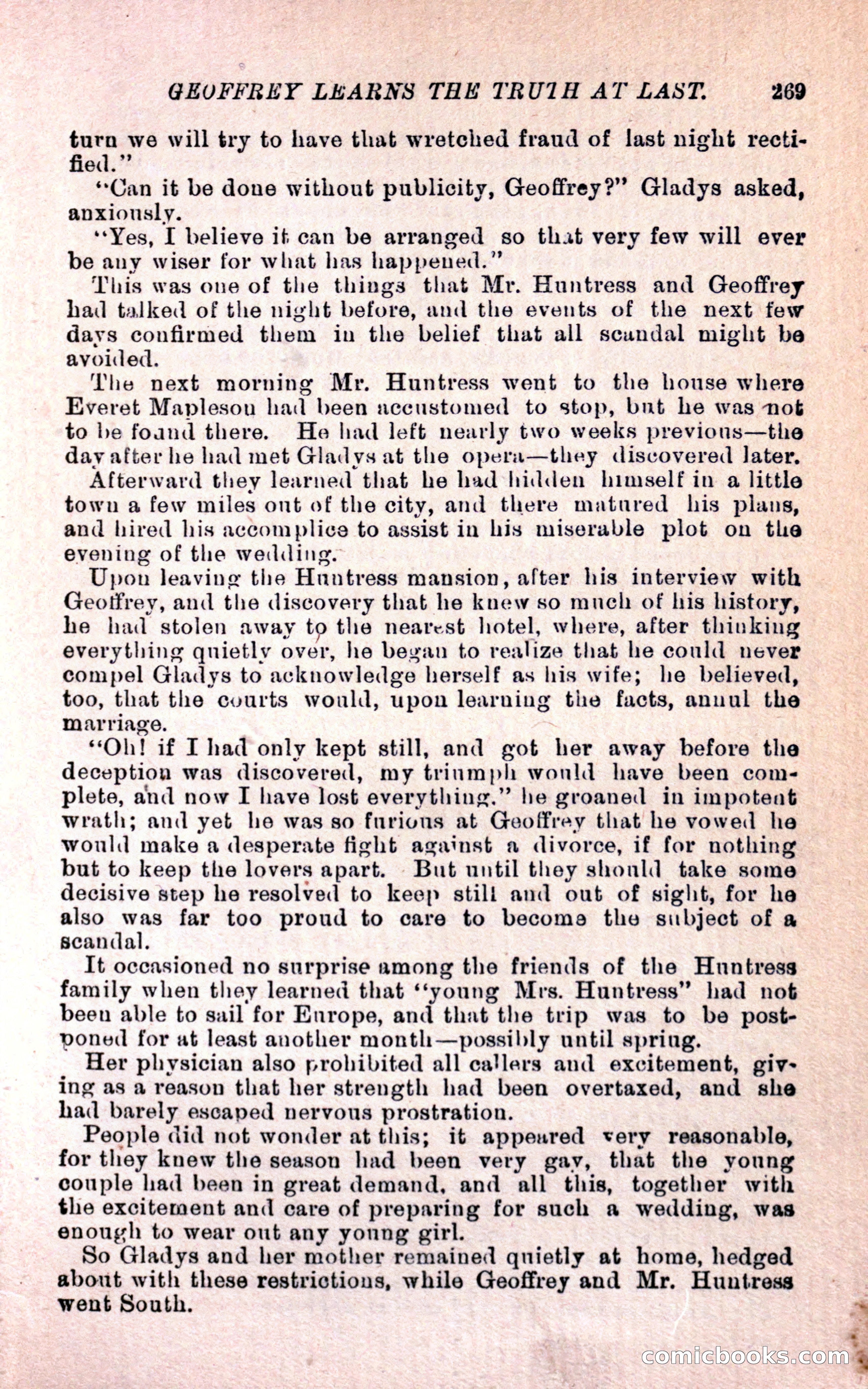Geoffrey's Victory by Mrs Georgie Sheldon — page 273 of 324