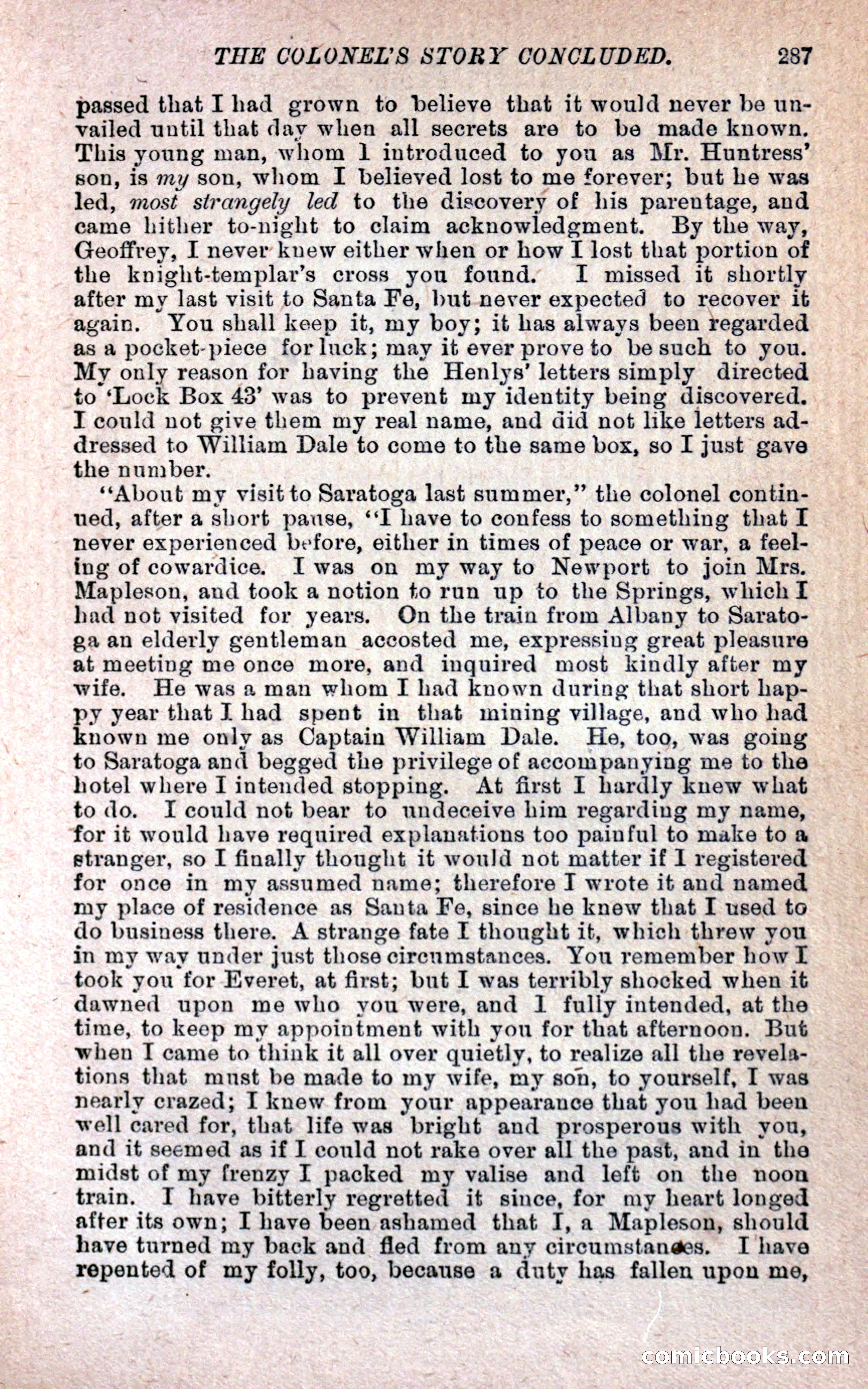 Geoffrey's Victory by Mrs Georgie Sheldon — page 291 of 324
