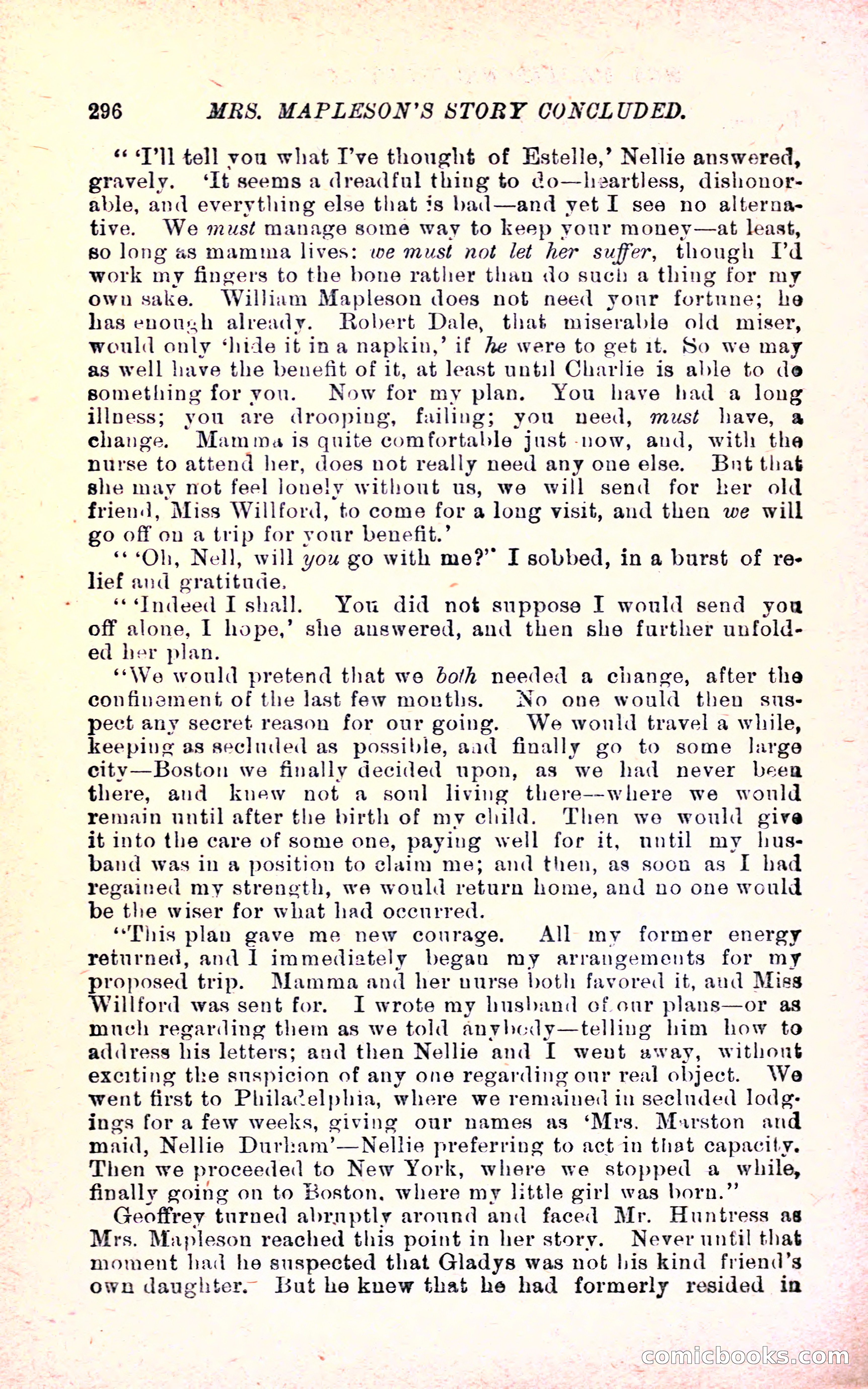 Geoffrey's Victory by Mrs Georgie Sheldon — page 300 of 324