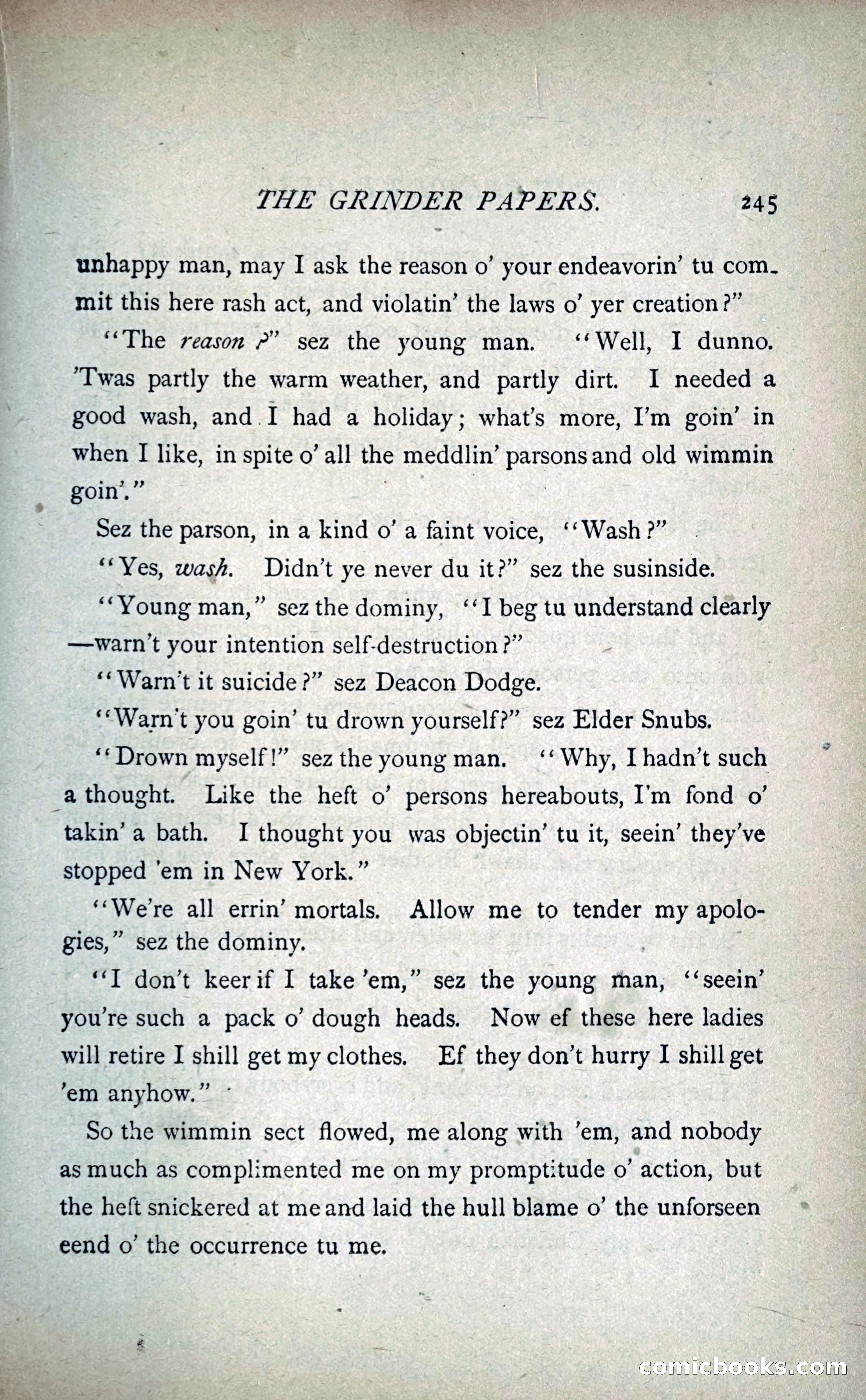 The Grinder Papers — page 250 of 360
