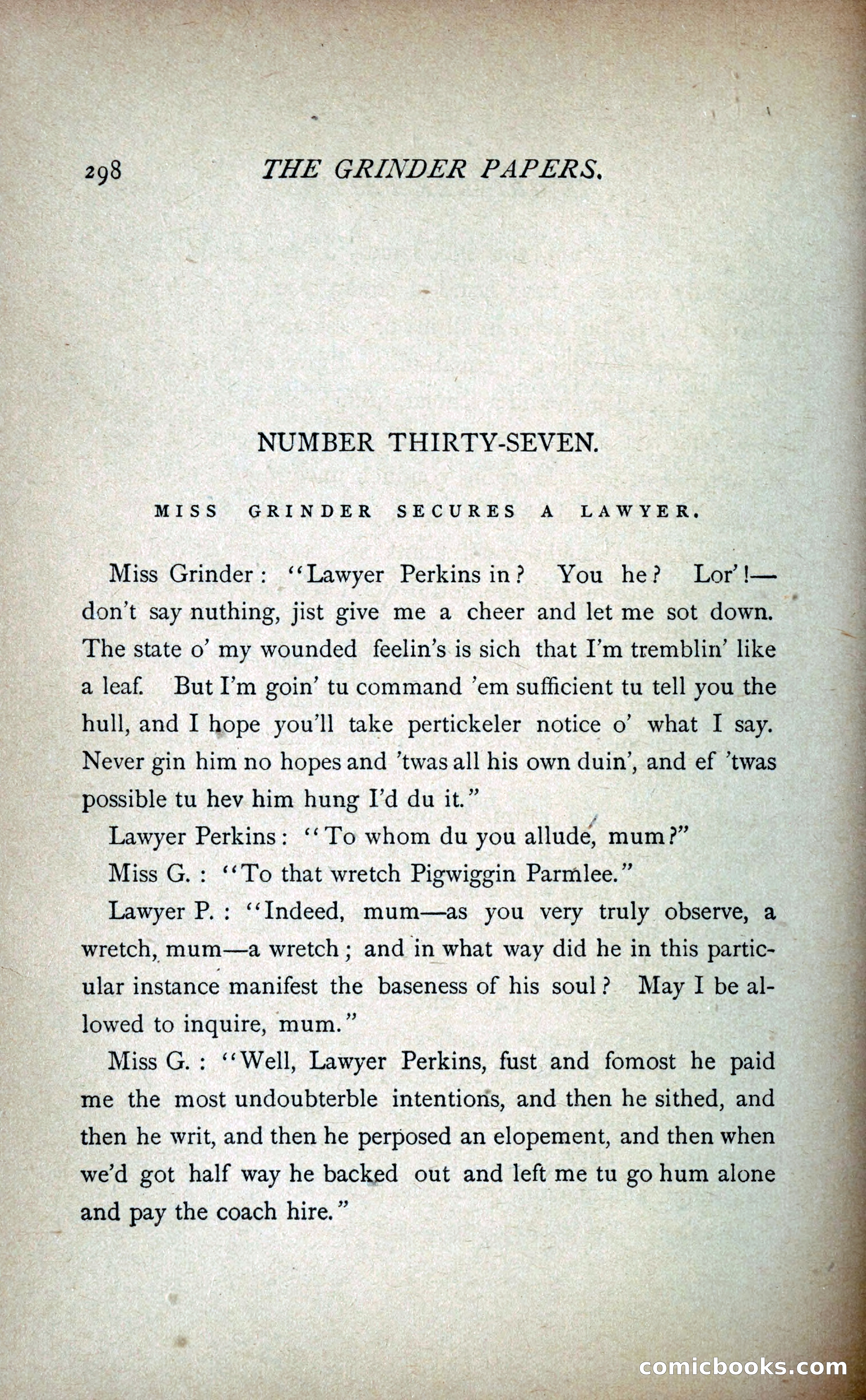 The Grinder Papers — page 303 of 360
