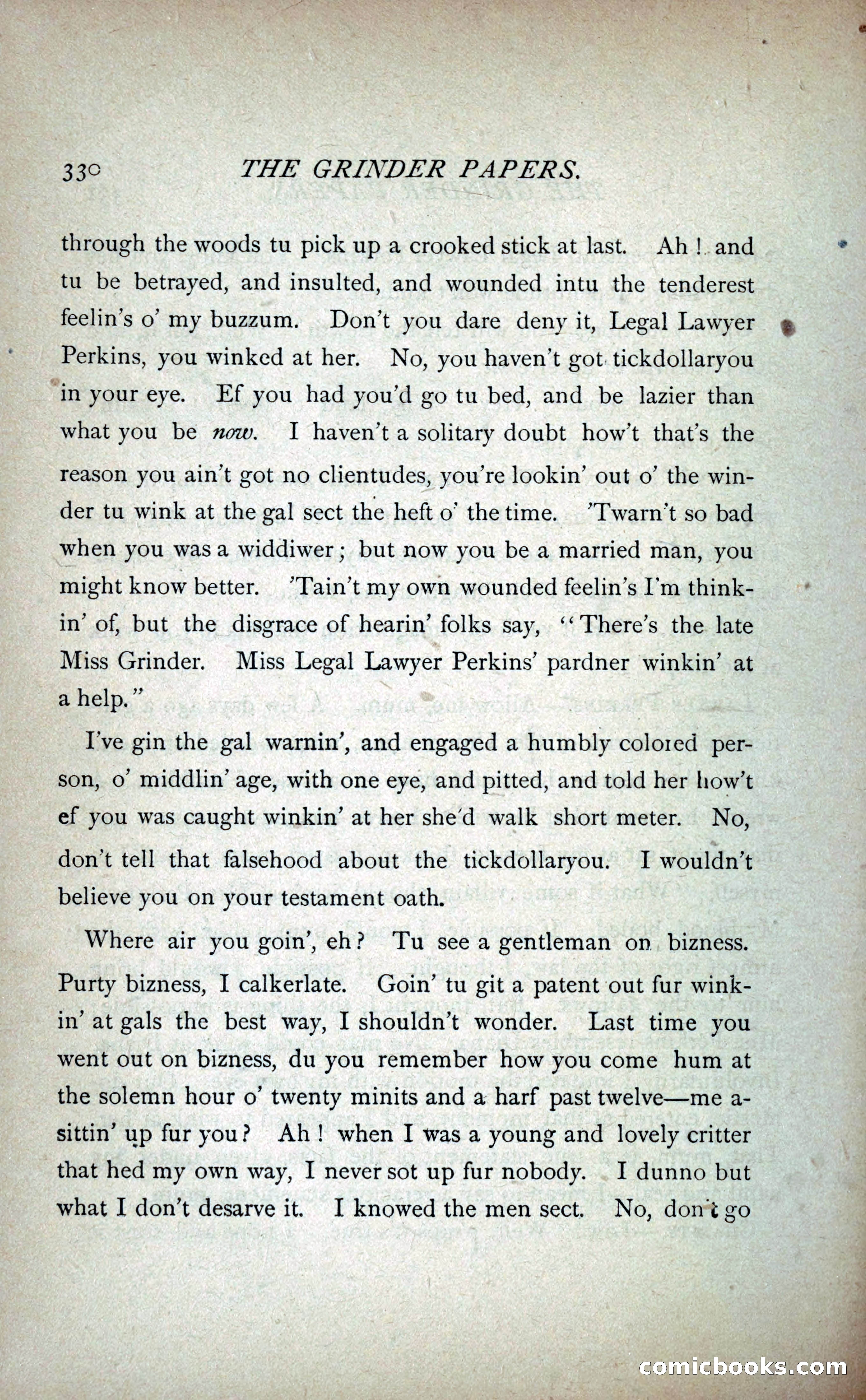 The Grinder Papers — page 335 of 360