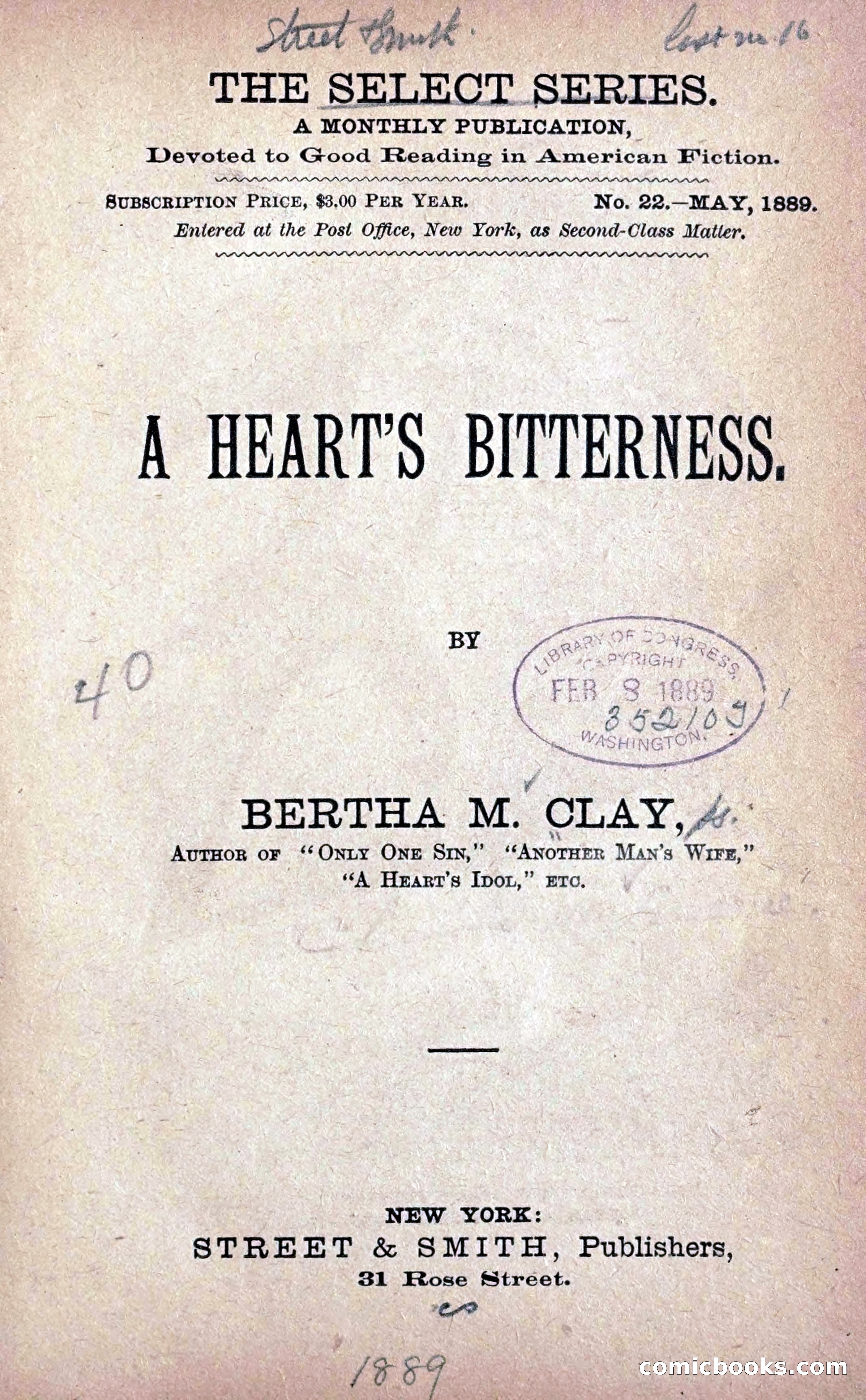 A Heart's Bitterness — page 11 of 298