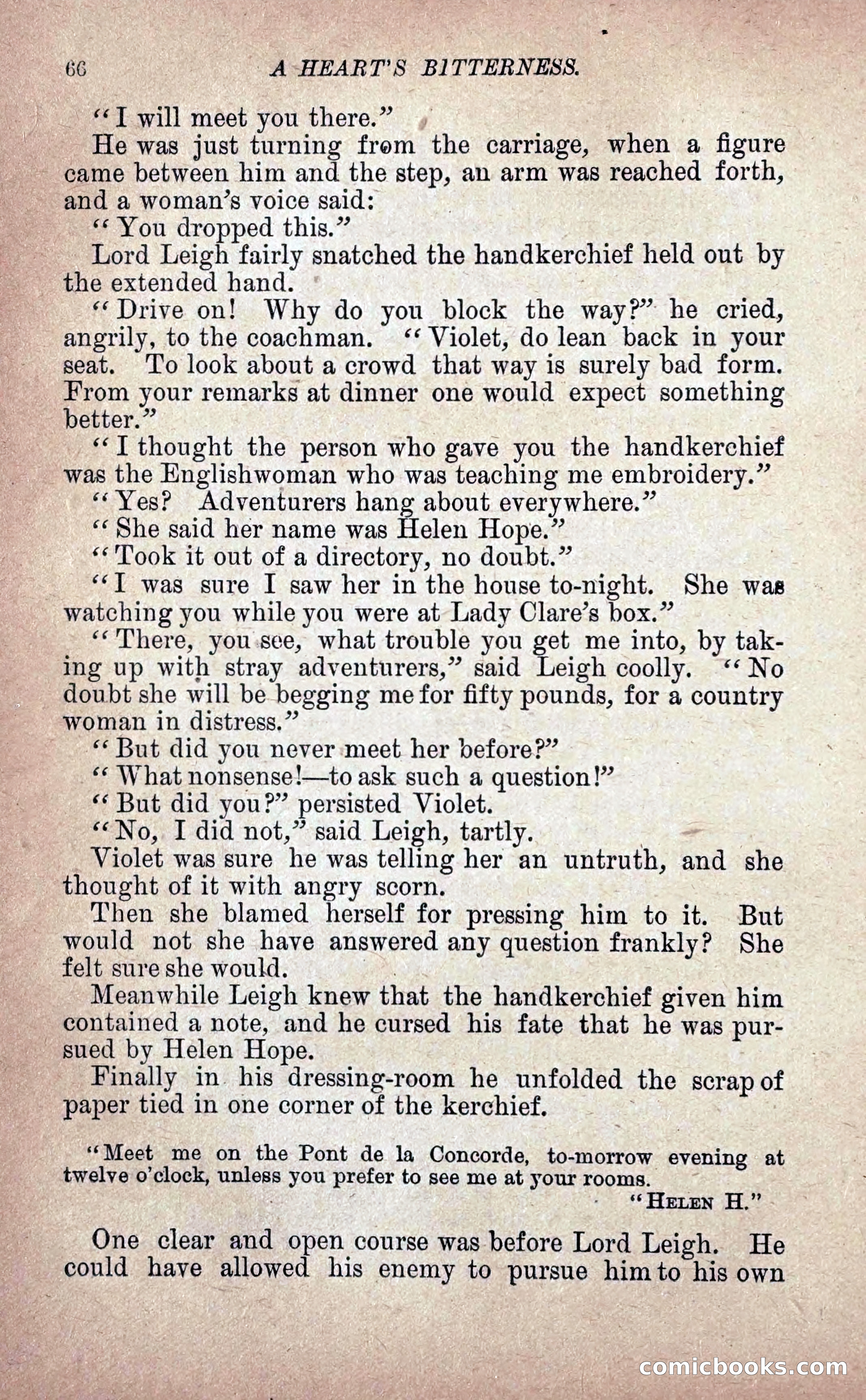 A Heart's Bitterness — page 74 of 298