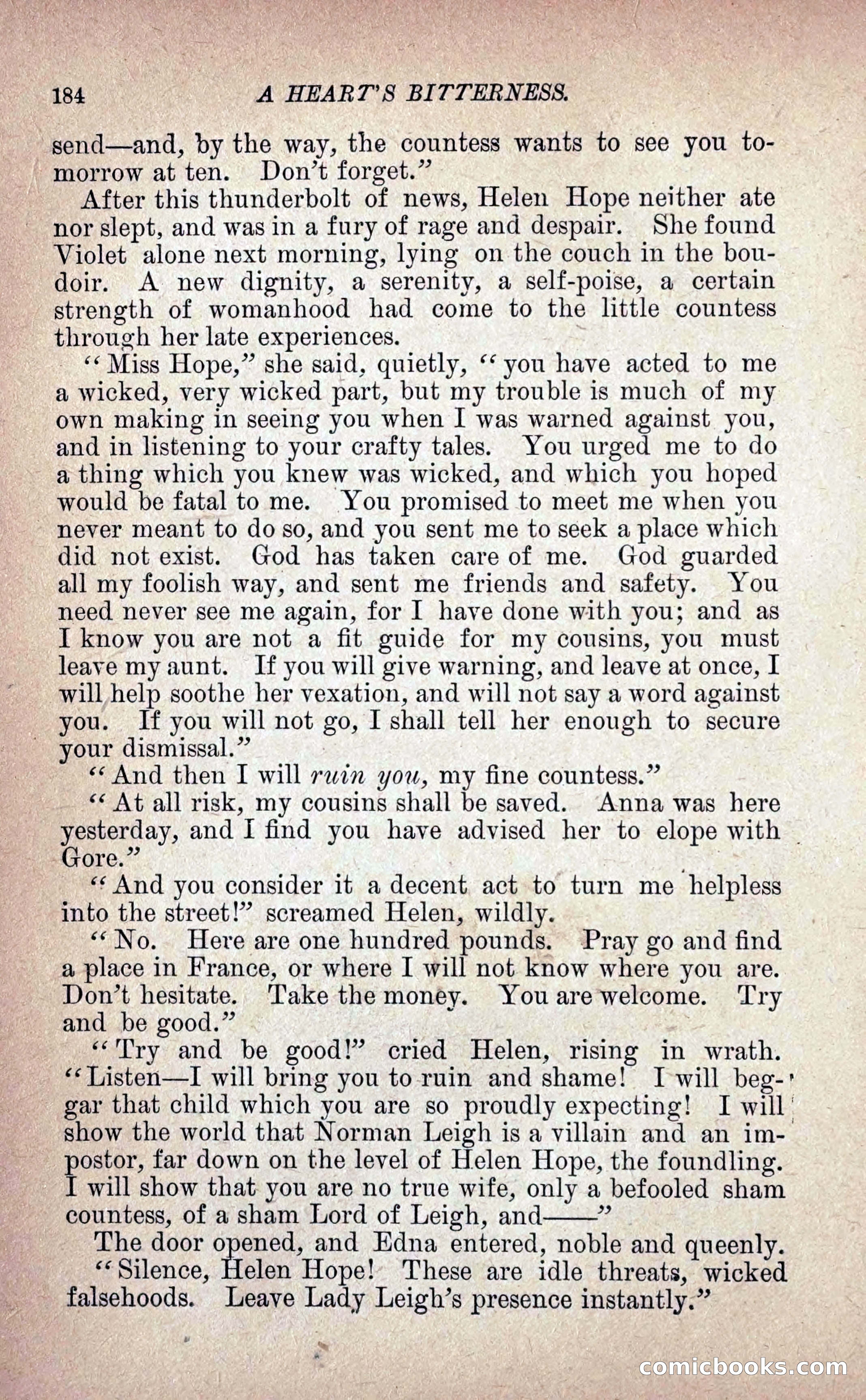 A Heart's Bitterness — page 192 of 298