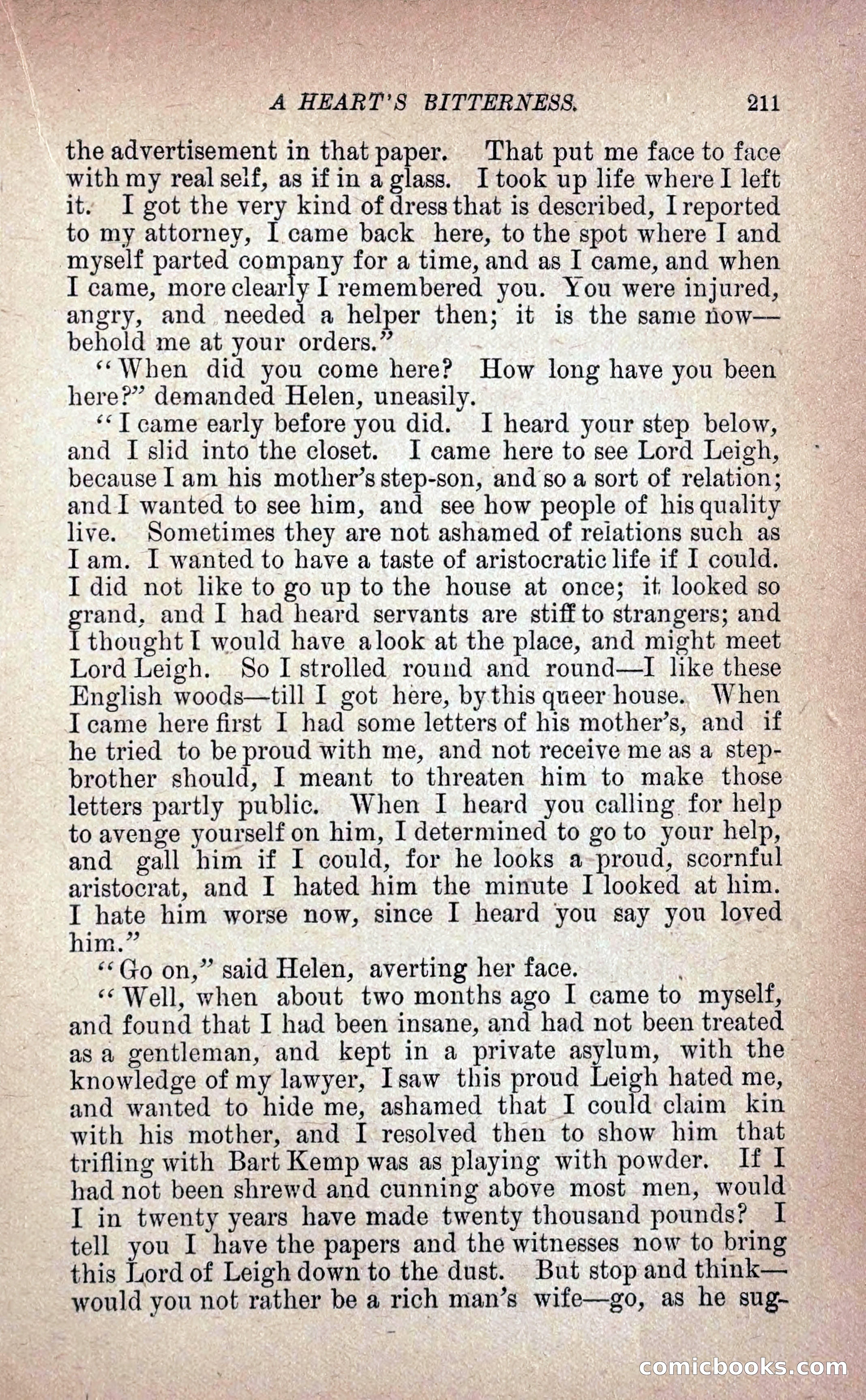 A Heart's Bitterness — page 219 of 298