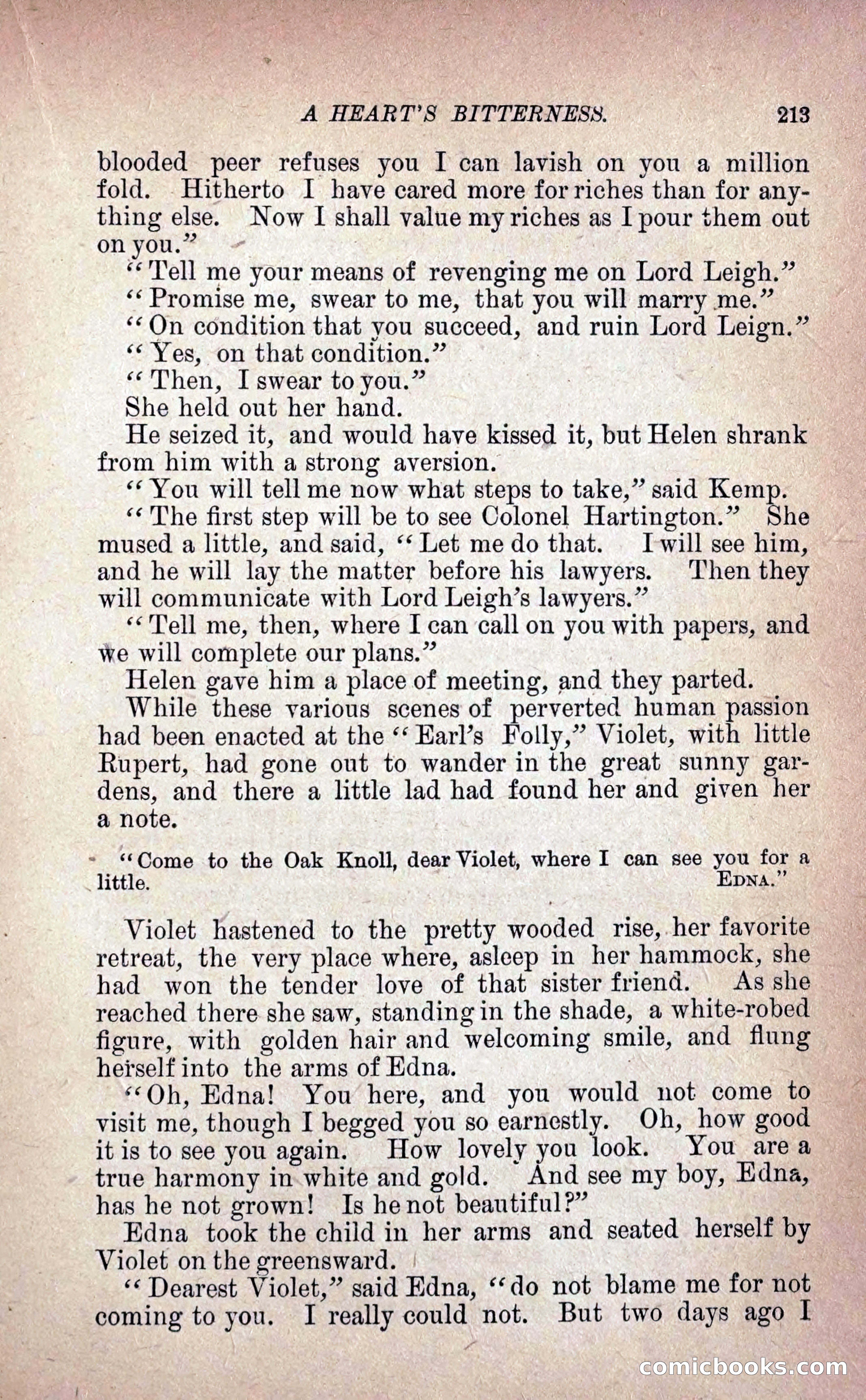 A Heart's Bitterness — page 221 of 298