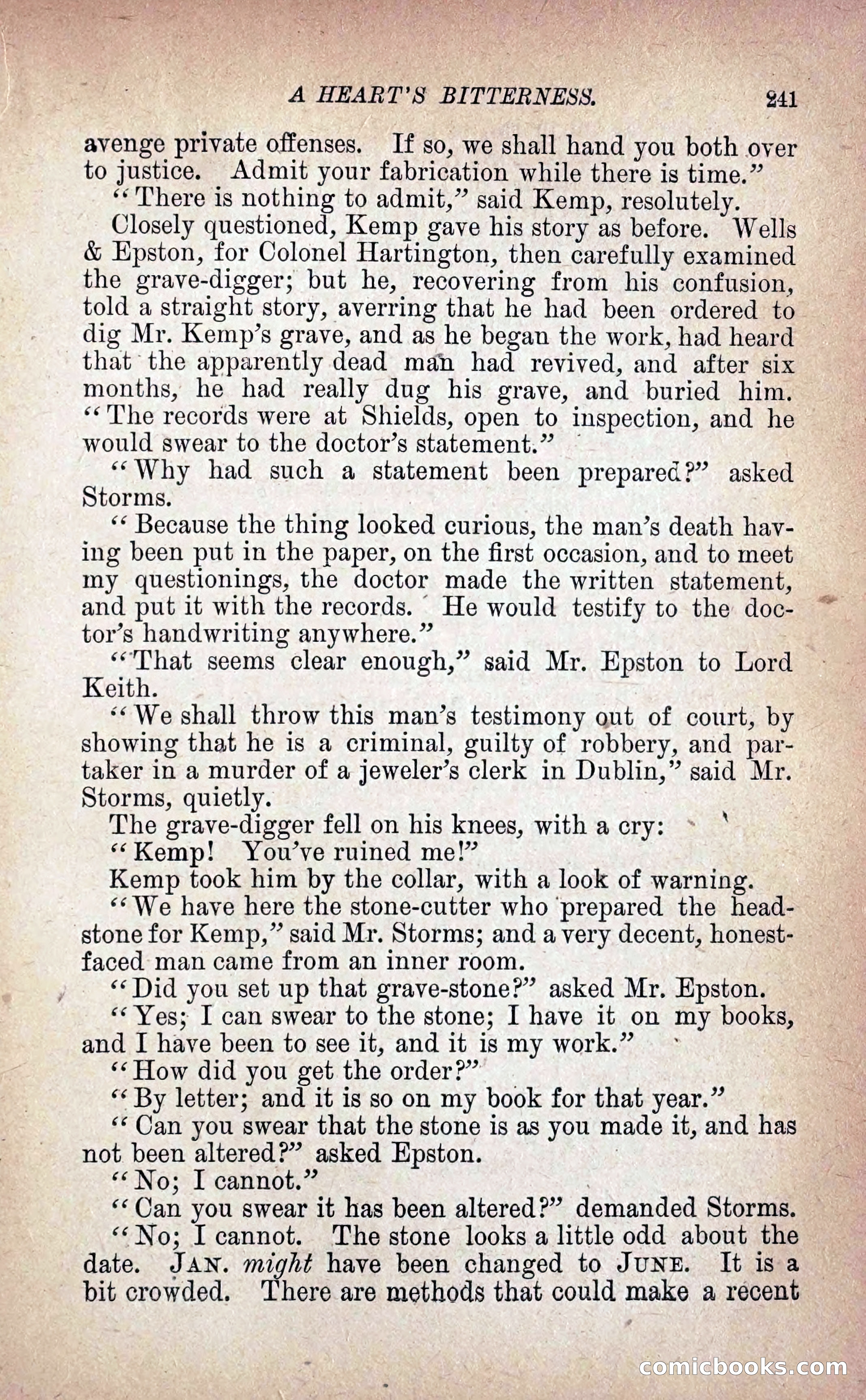 A Heart's Bitterness — page 249 of 298