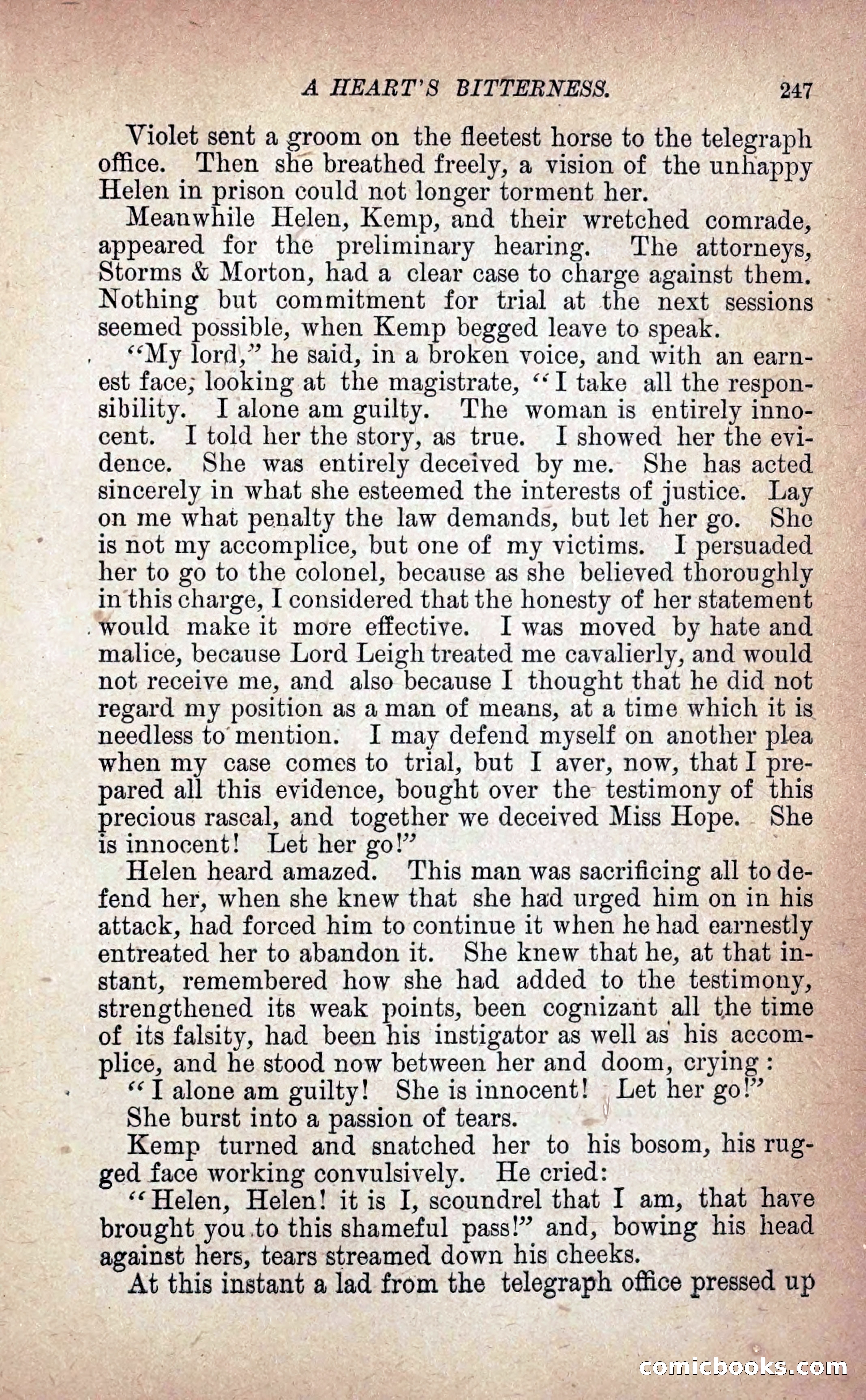 A Heart's Bitterness — page 255 of 298