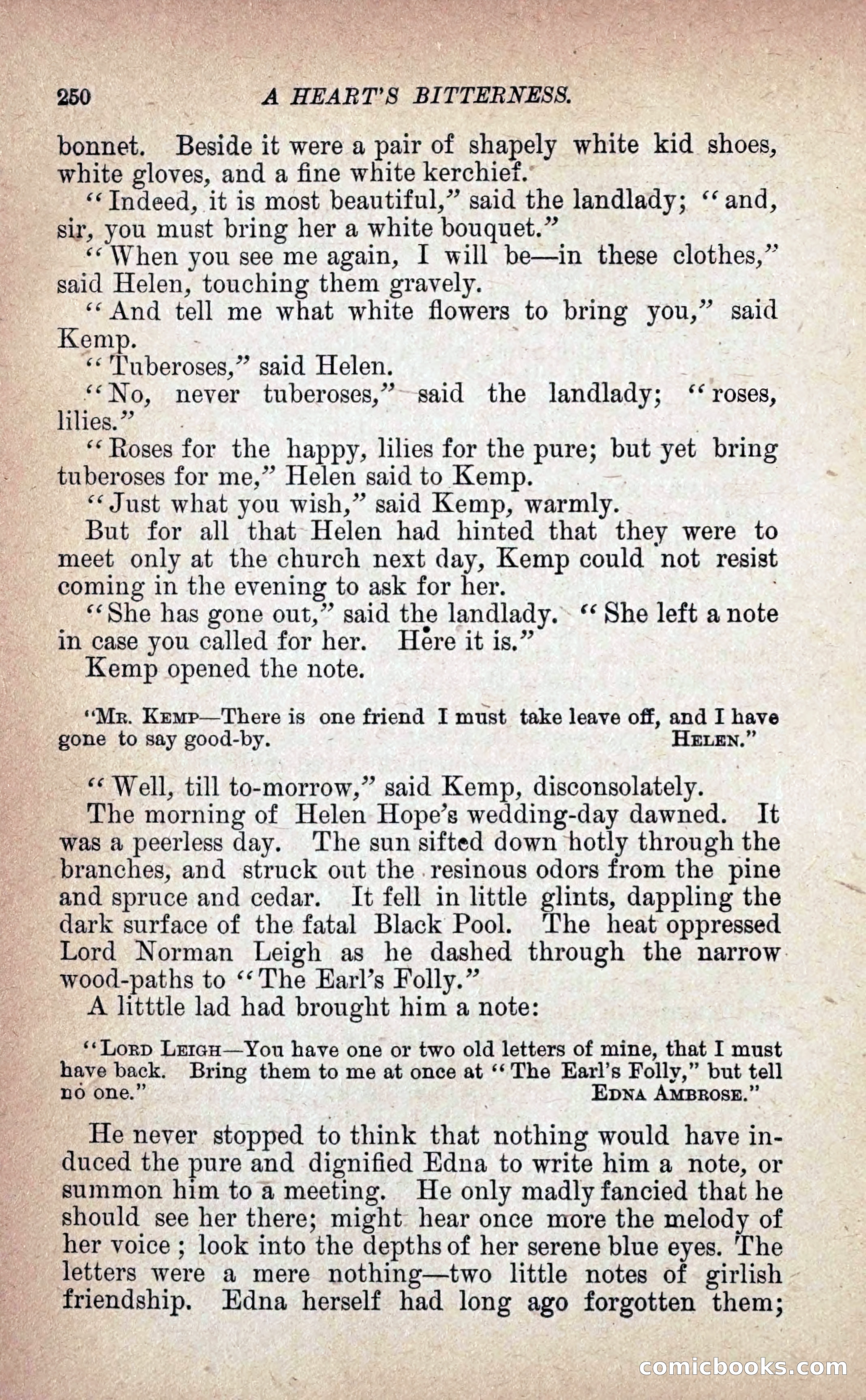 A Heart's Bitterness — page 258 of 298