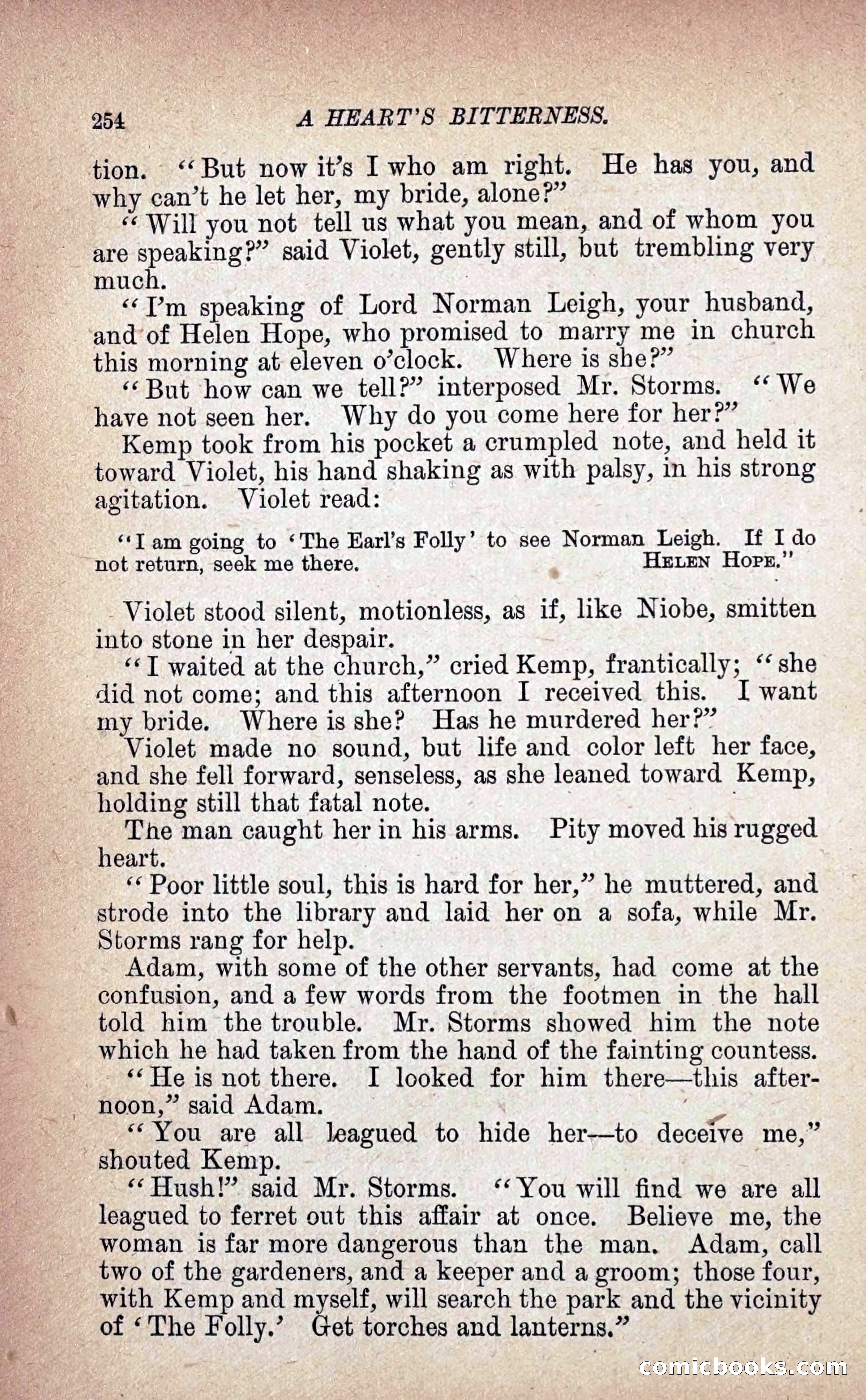 A Heart's Bitterness — page 262 of 298