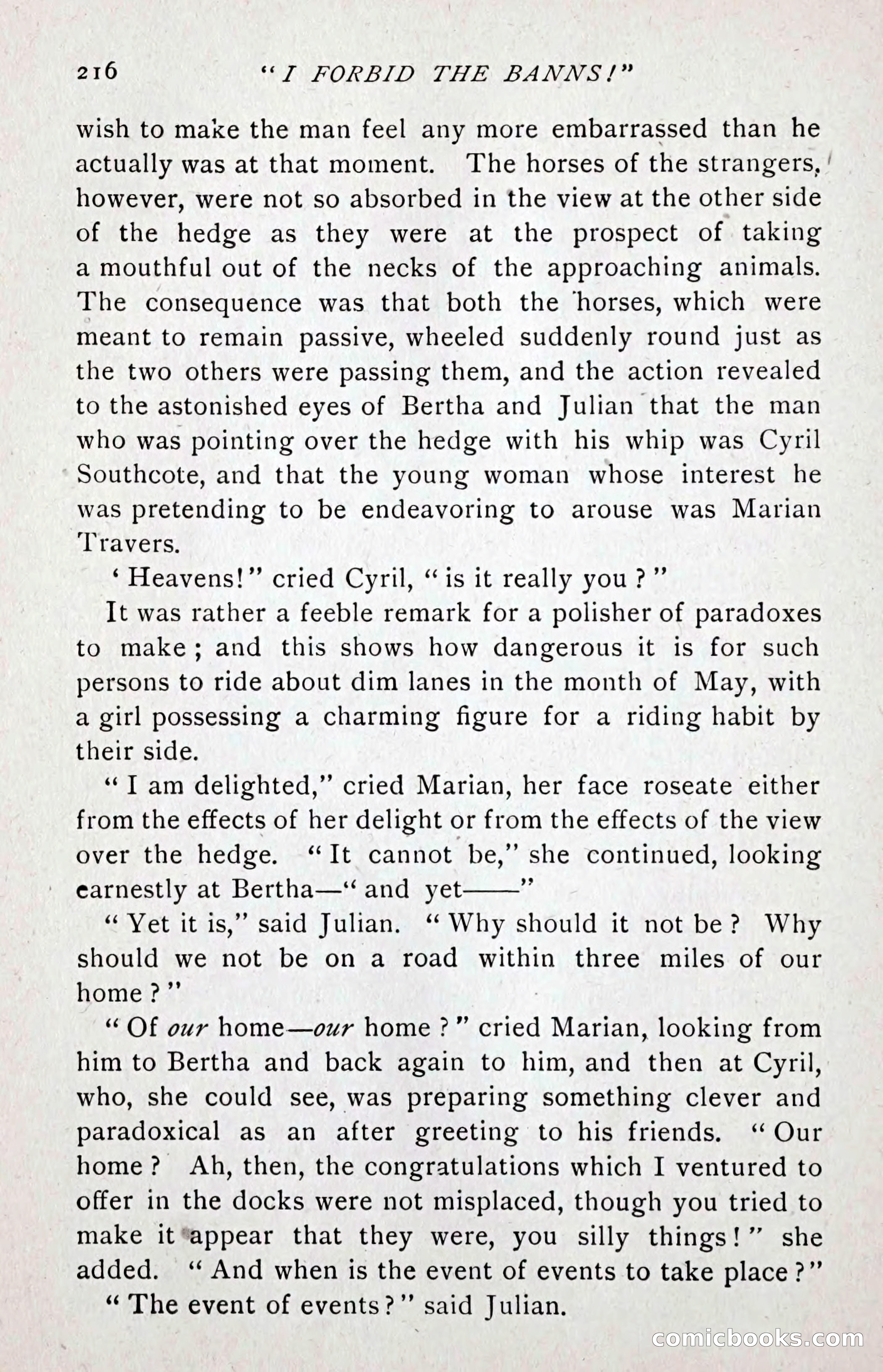 I Forbid the Banns! — page 226 of 400