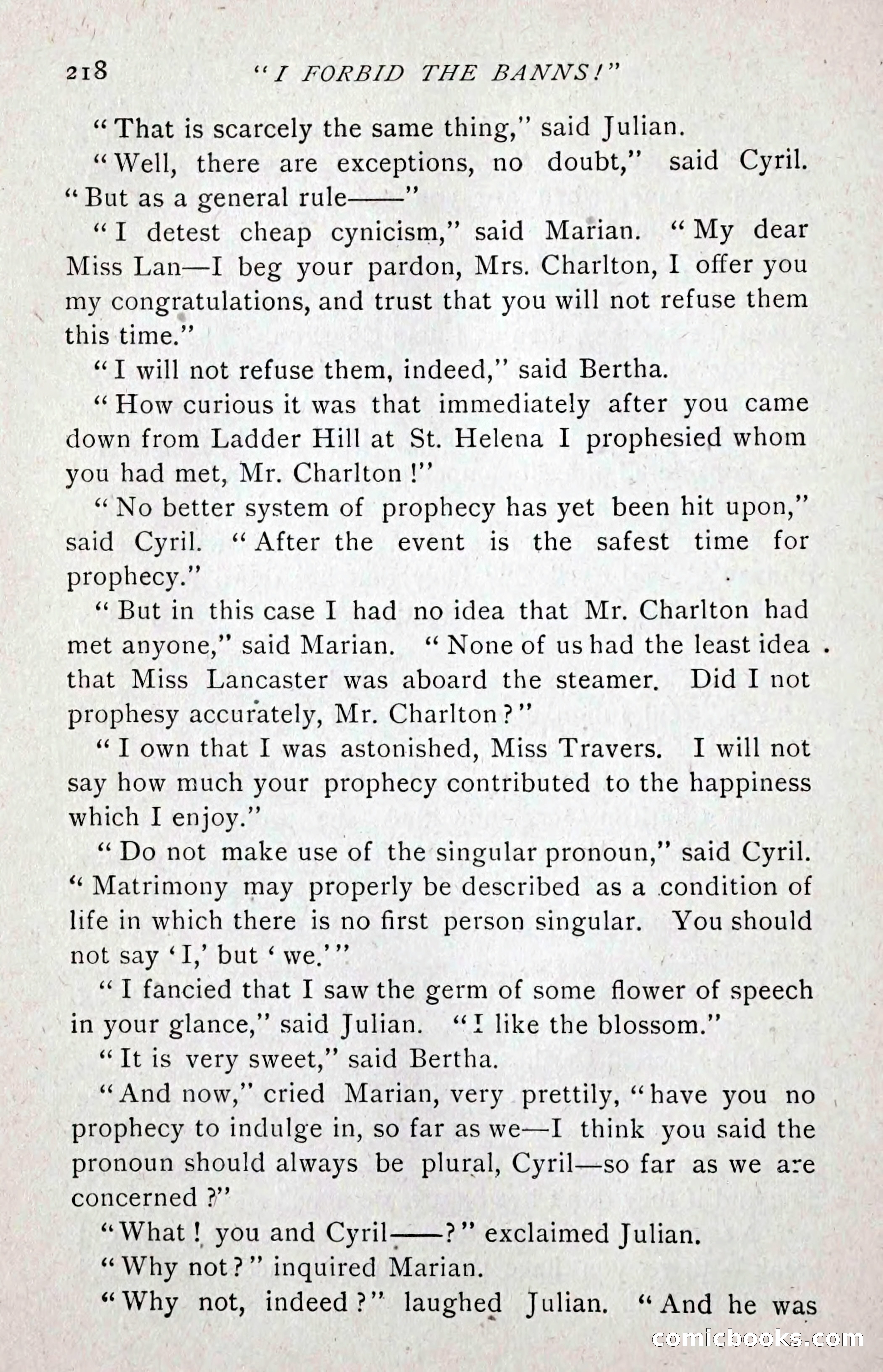 I Forbid the Banns! — page 228 of 400