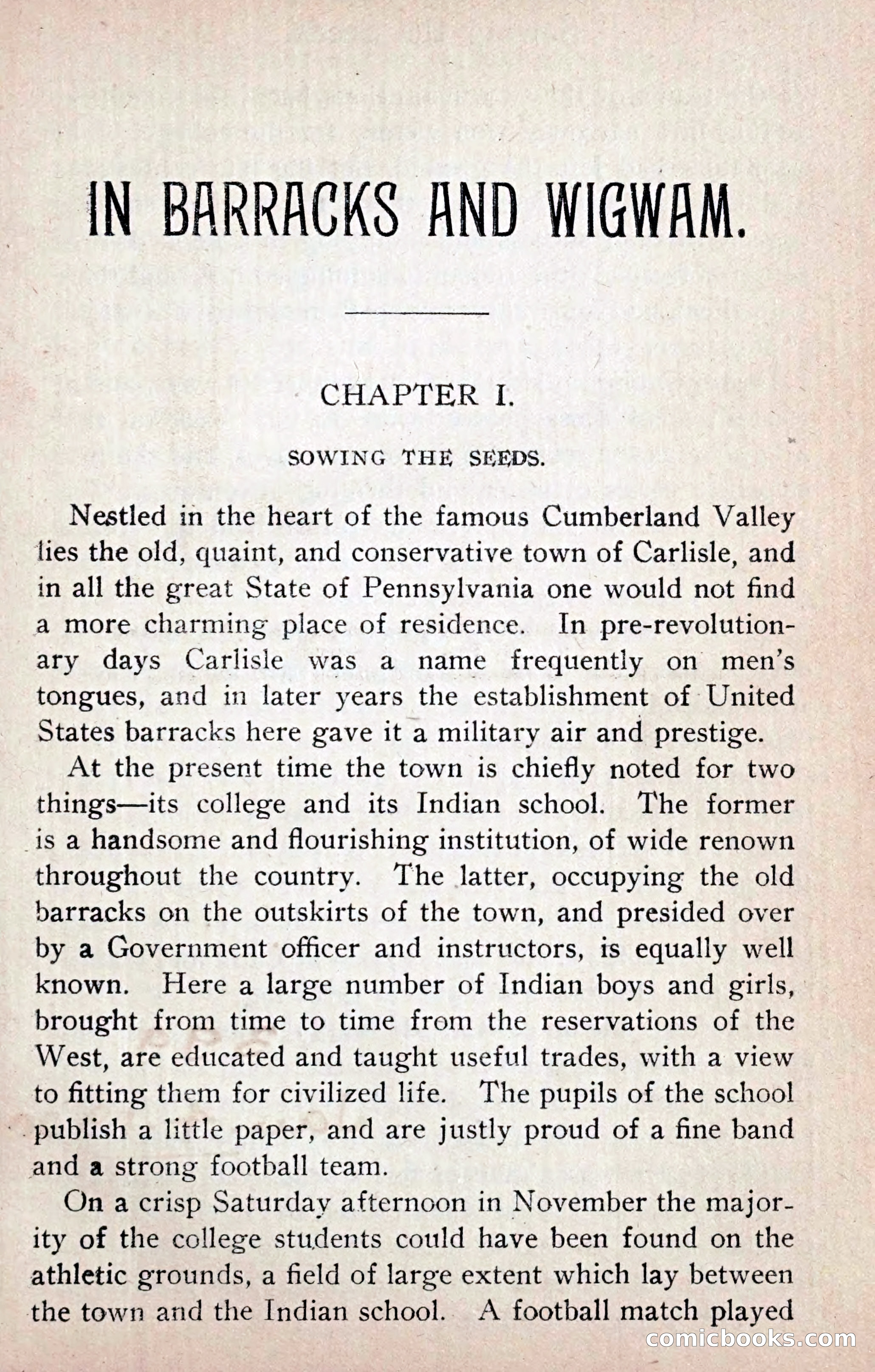 In Barracks and Wigwam — page 15 of 270