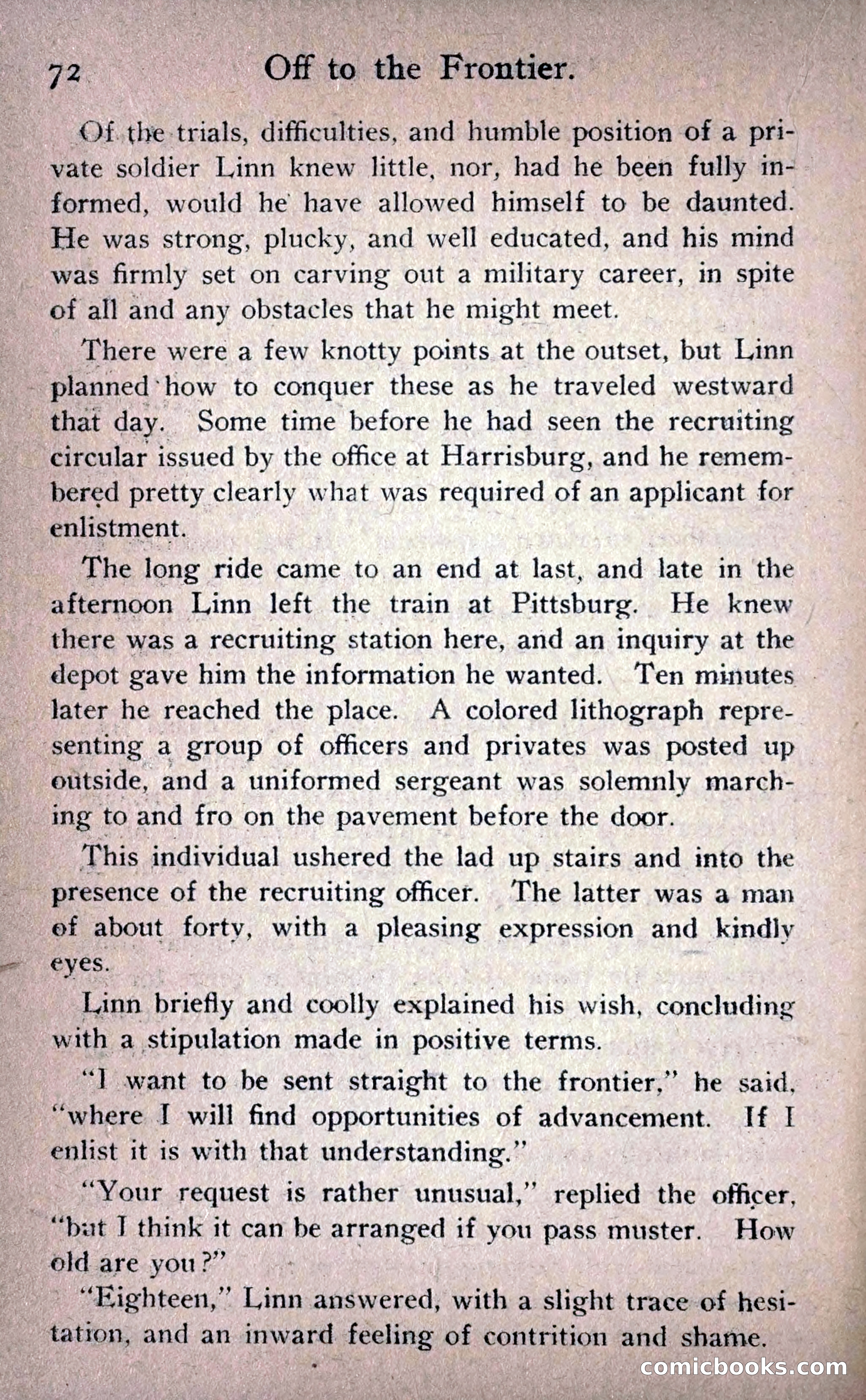 In Barracks and Wigwam — page 82 of 270