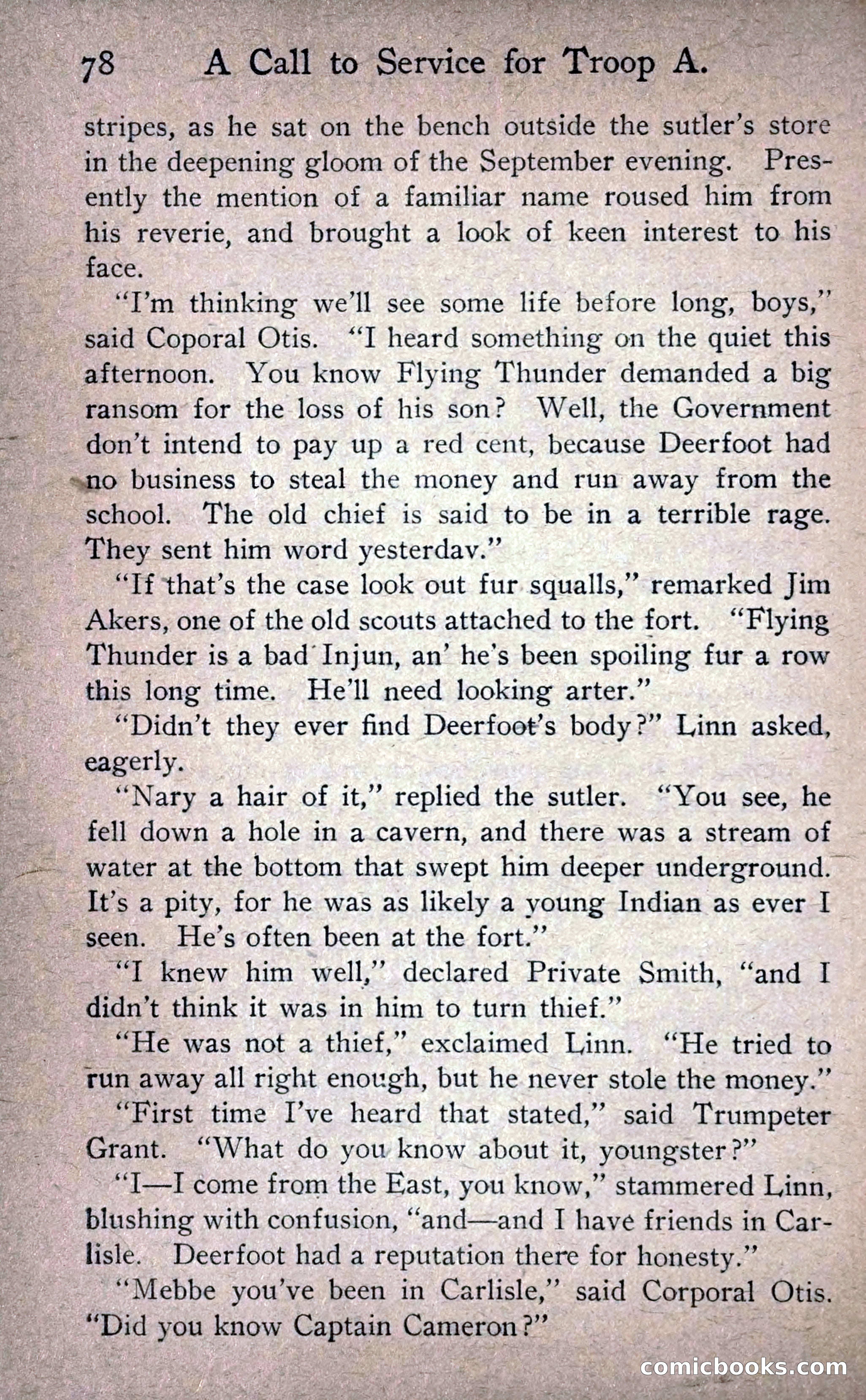In Barracks and Wigwam — page 88 of 270