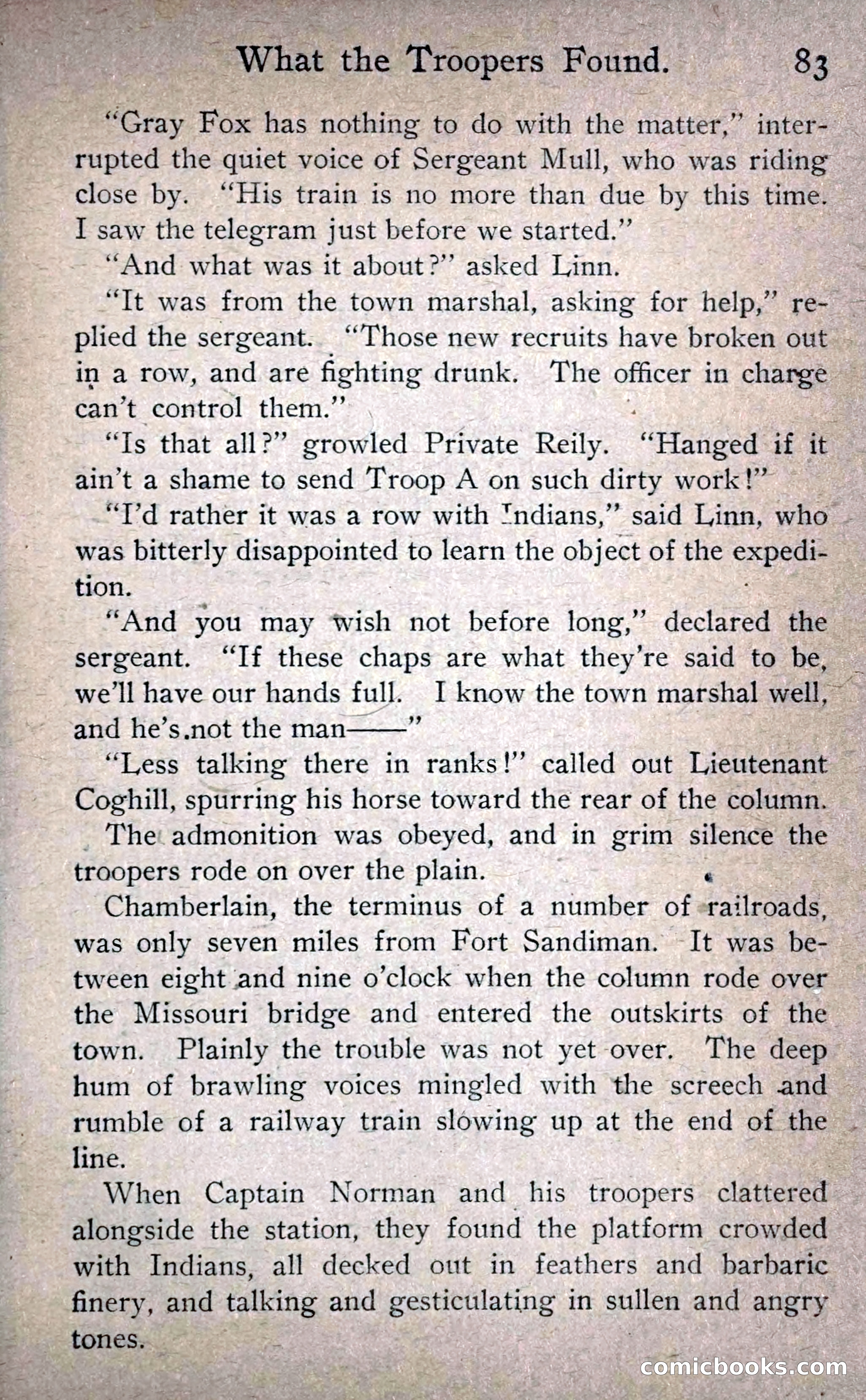 In Barracks and Wigwam — page 93 of 270