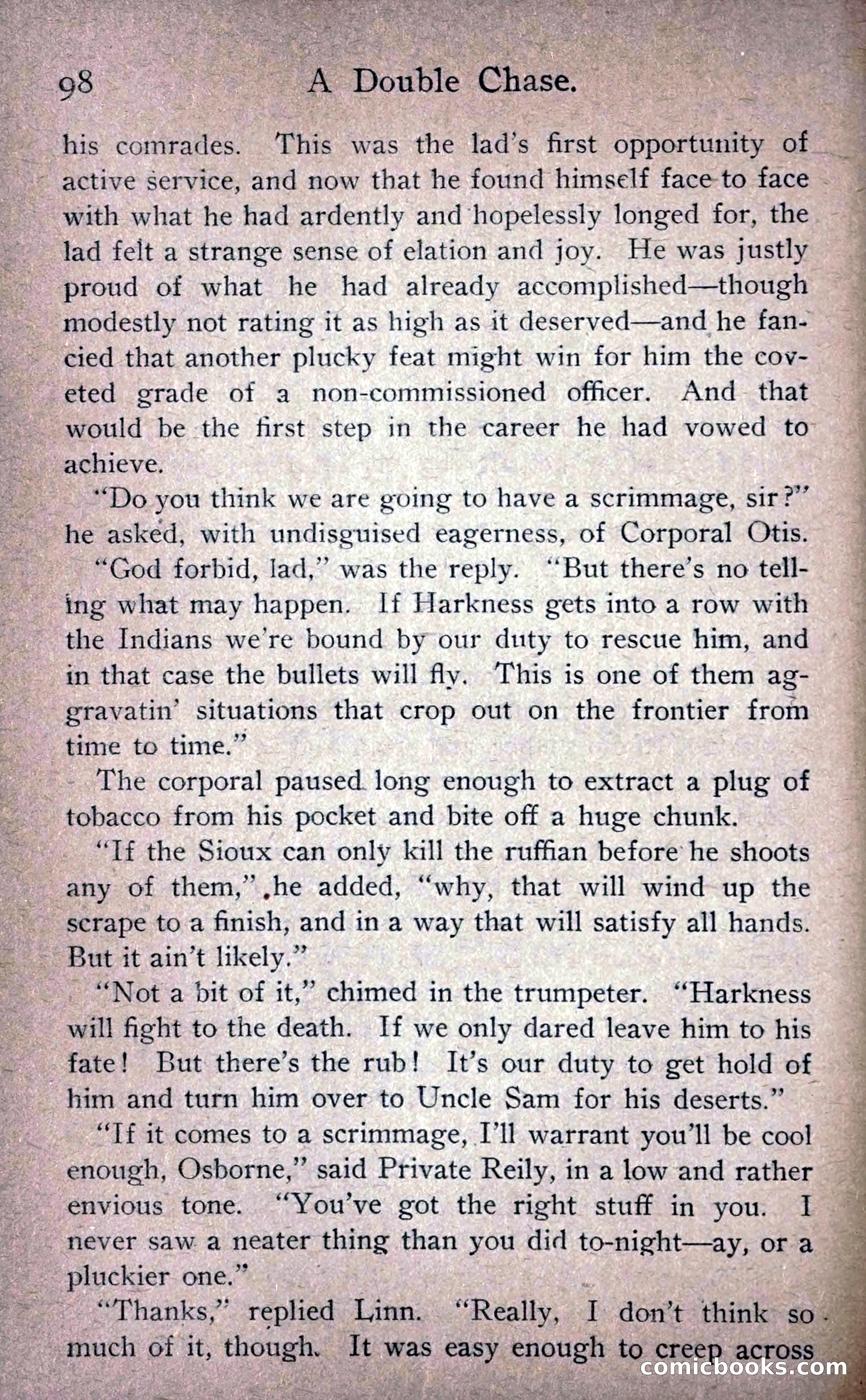In Barracks and Wigwam — page 108 of 270