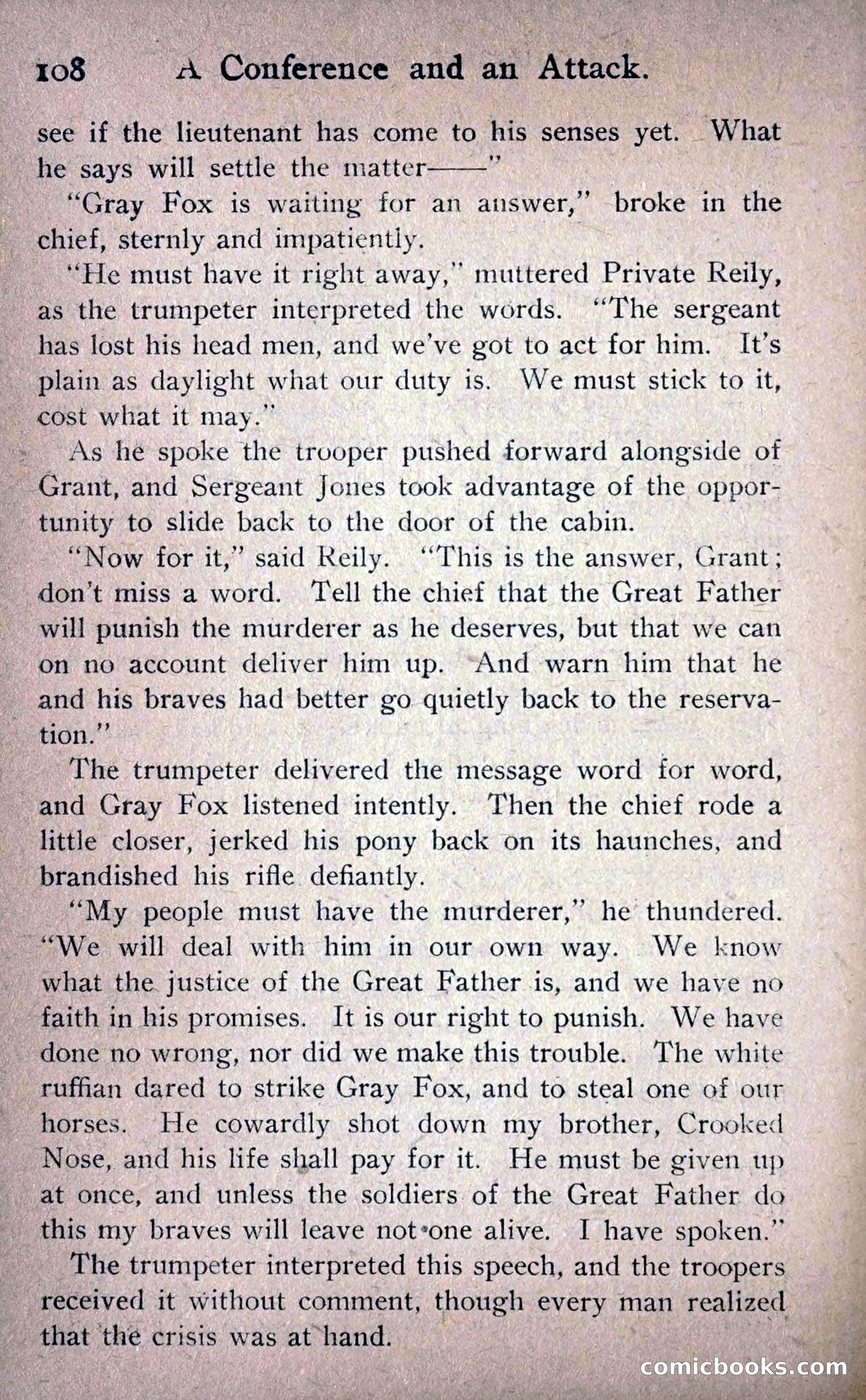 In Barracks and Wigwam — page 118 of 270