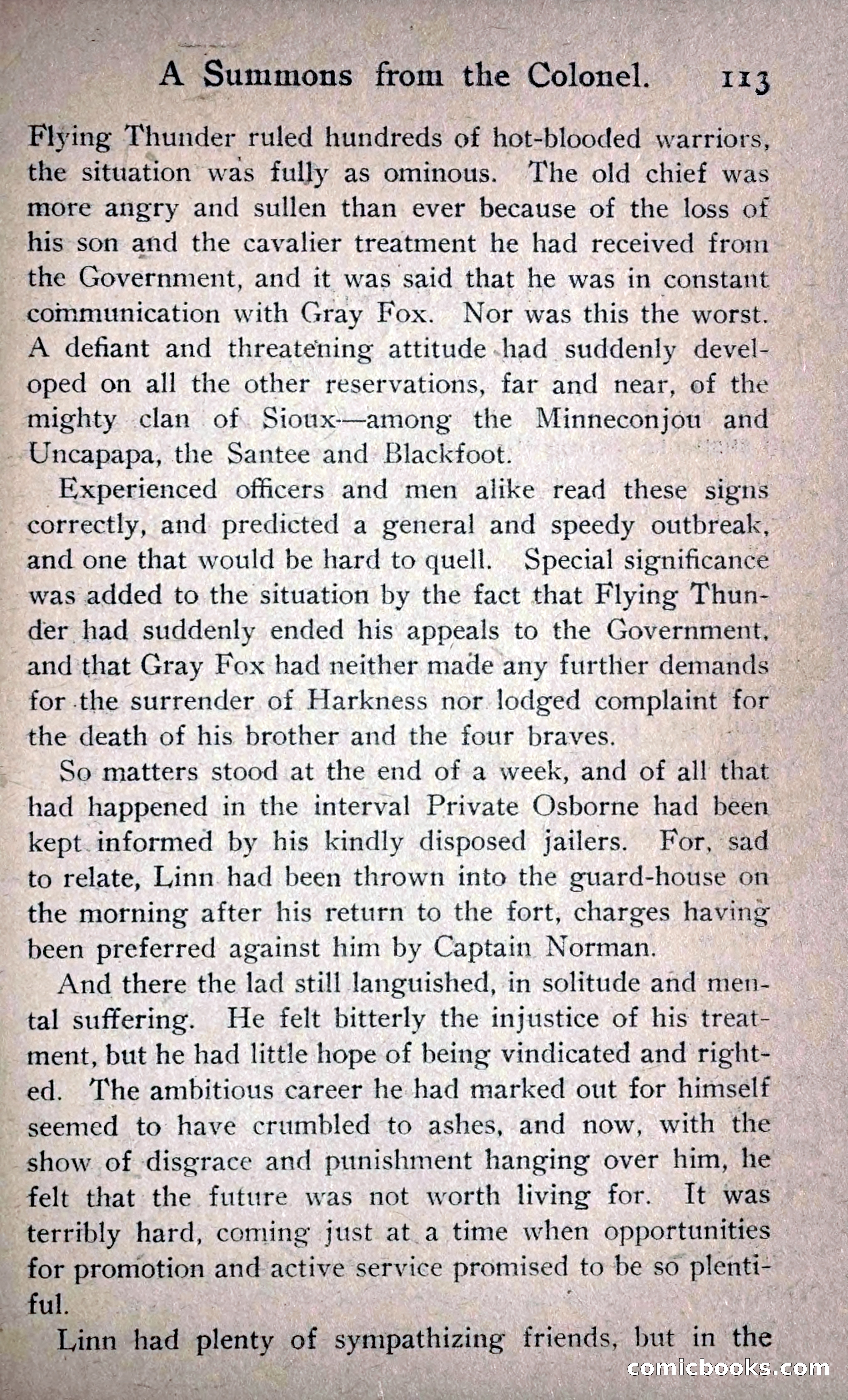 In Barracks and Wigwam — page 123 of 270