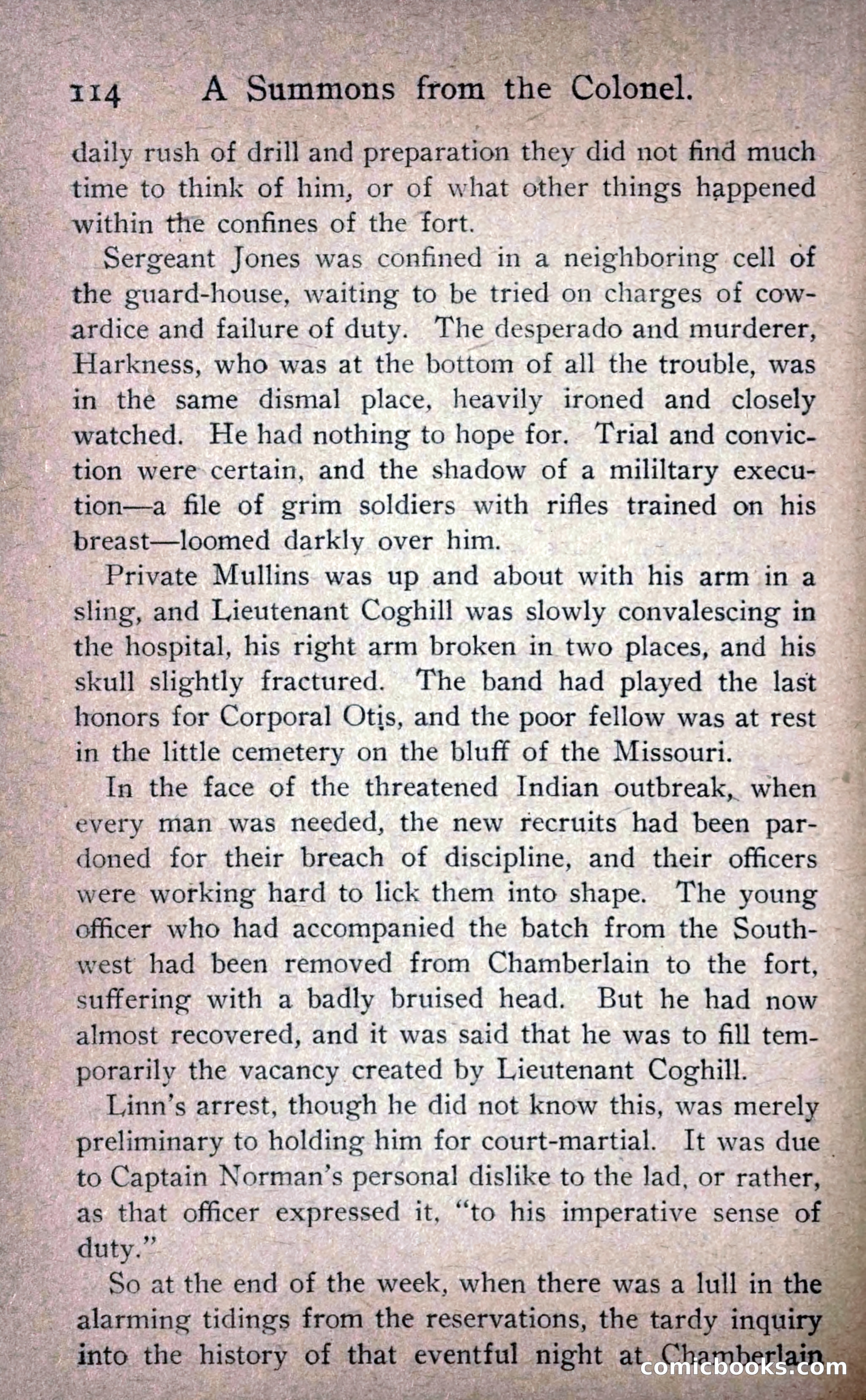 In Barracks and Wigwam — page 124 of 270