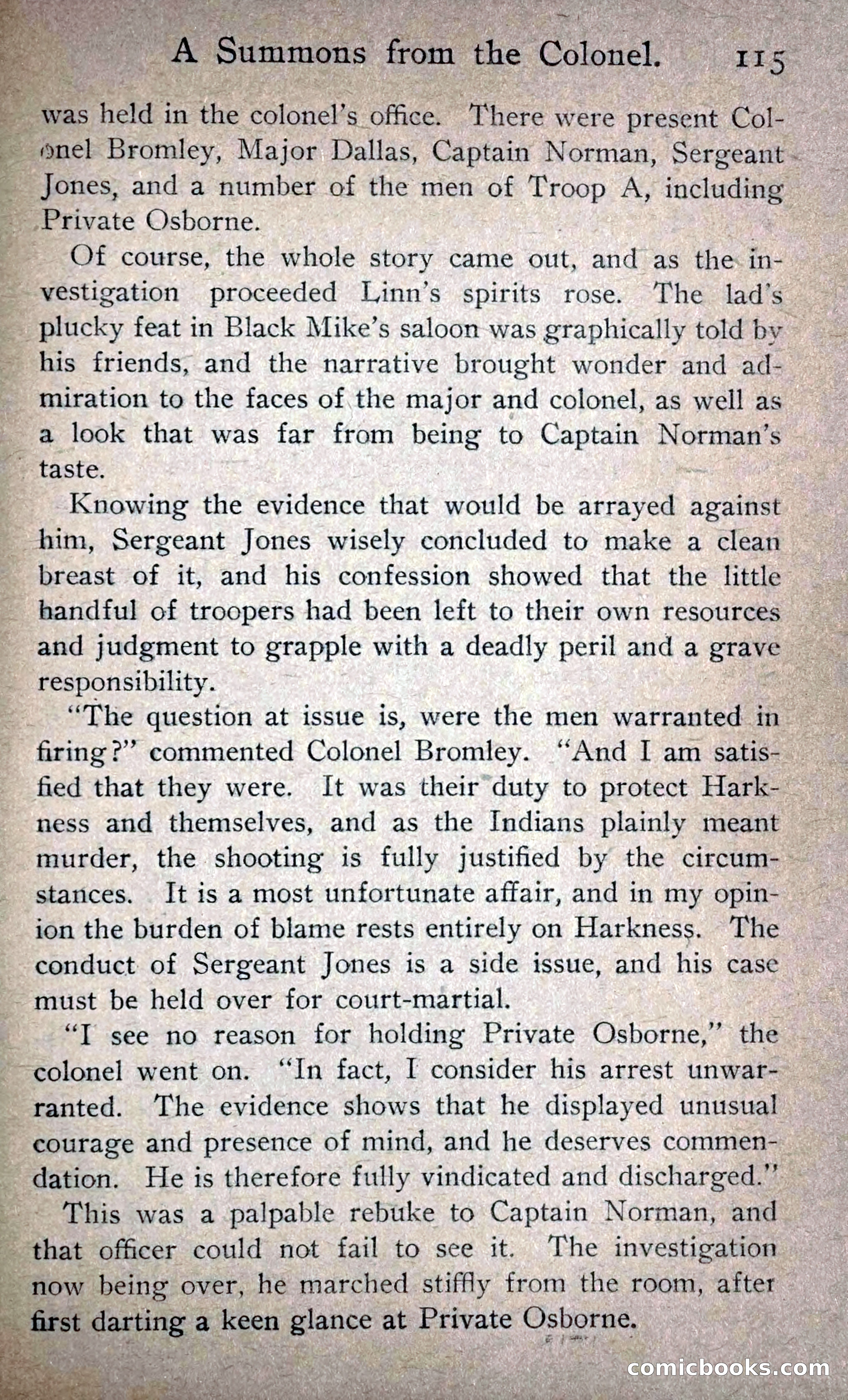 In Barracks and Wigwam — page 125 of 270