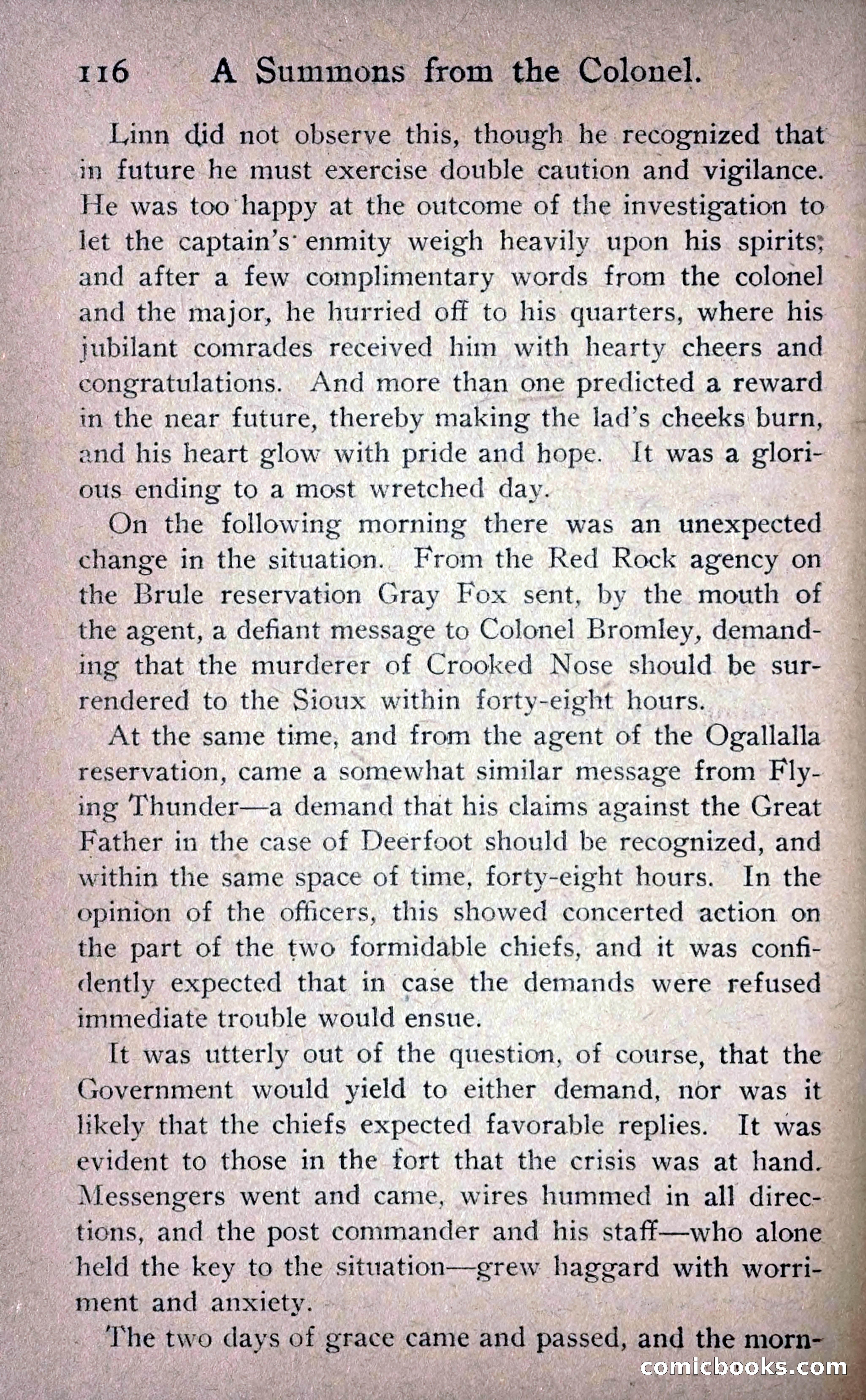 In Barracks and Wigwam — page 126 of 270