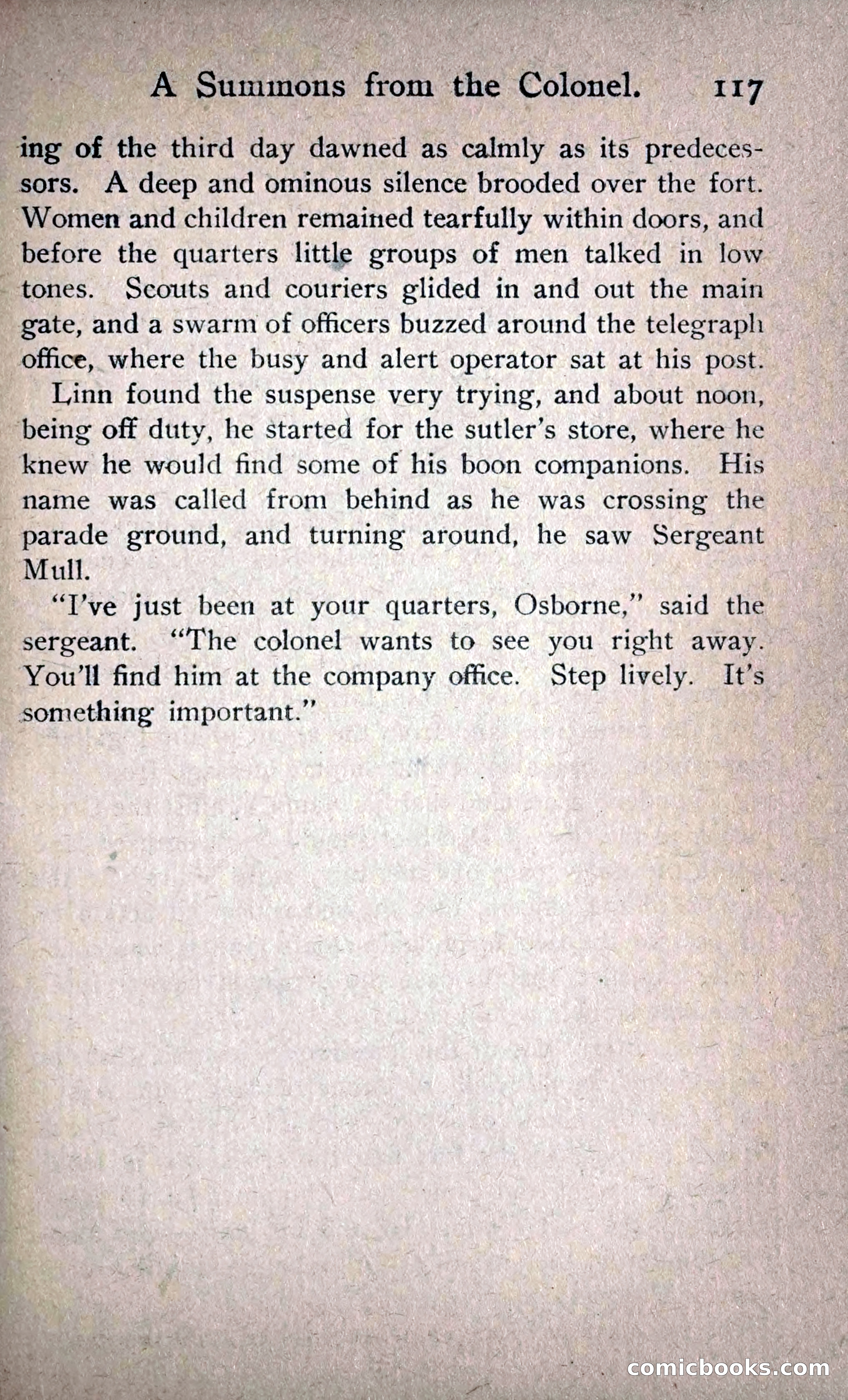 In Barracks and Wigwam — page 127 of 270