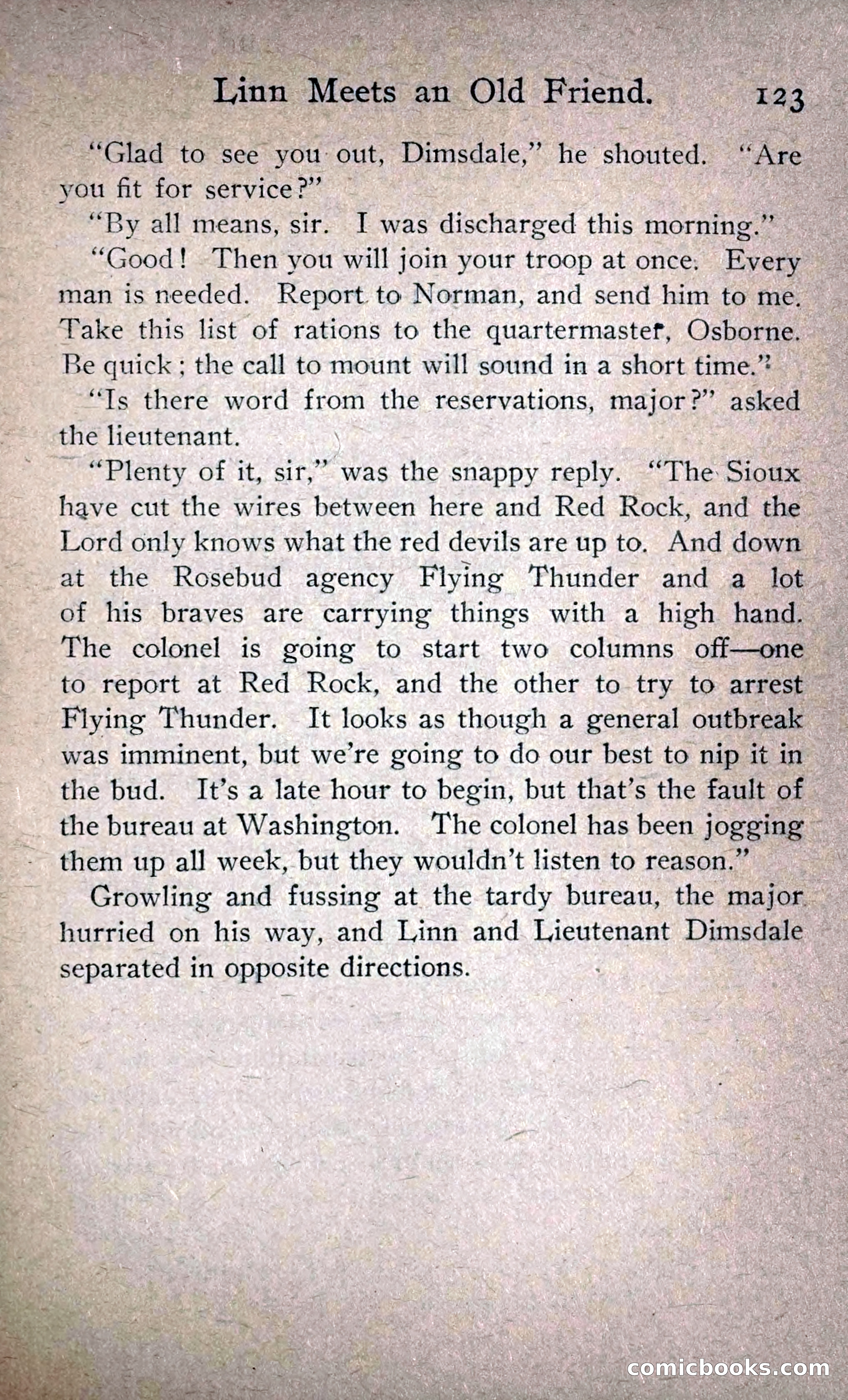In Barracks and Wigwam — page 133 of 270
