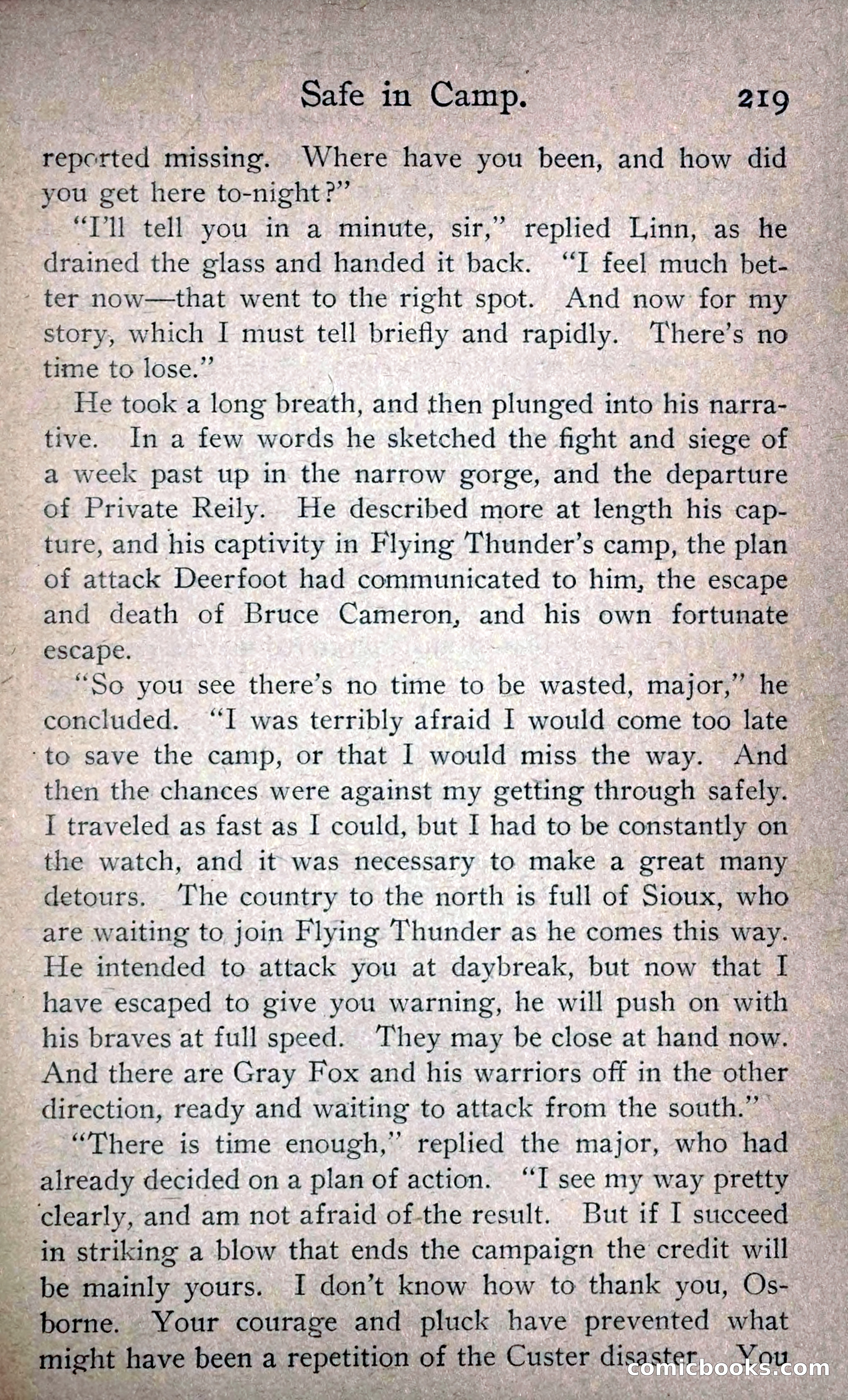 In Barracks and Wigwam — page 229 of 270