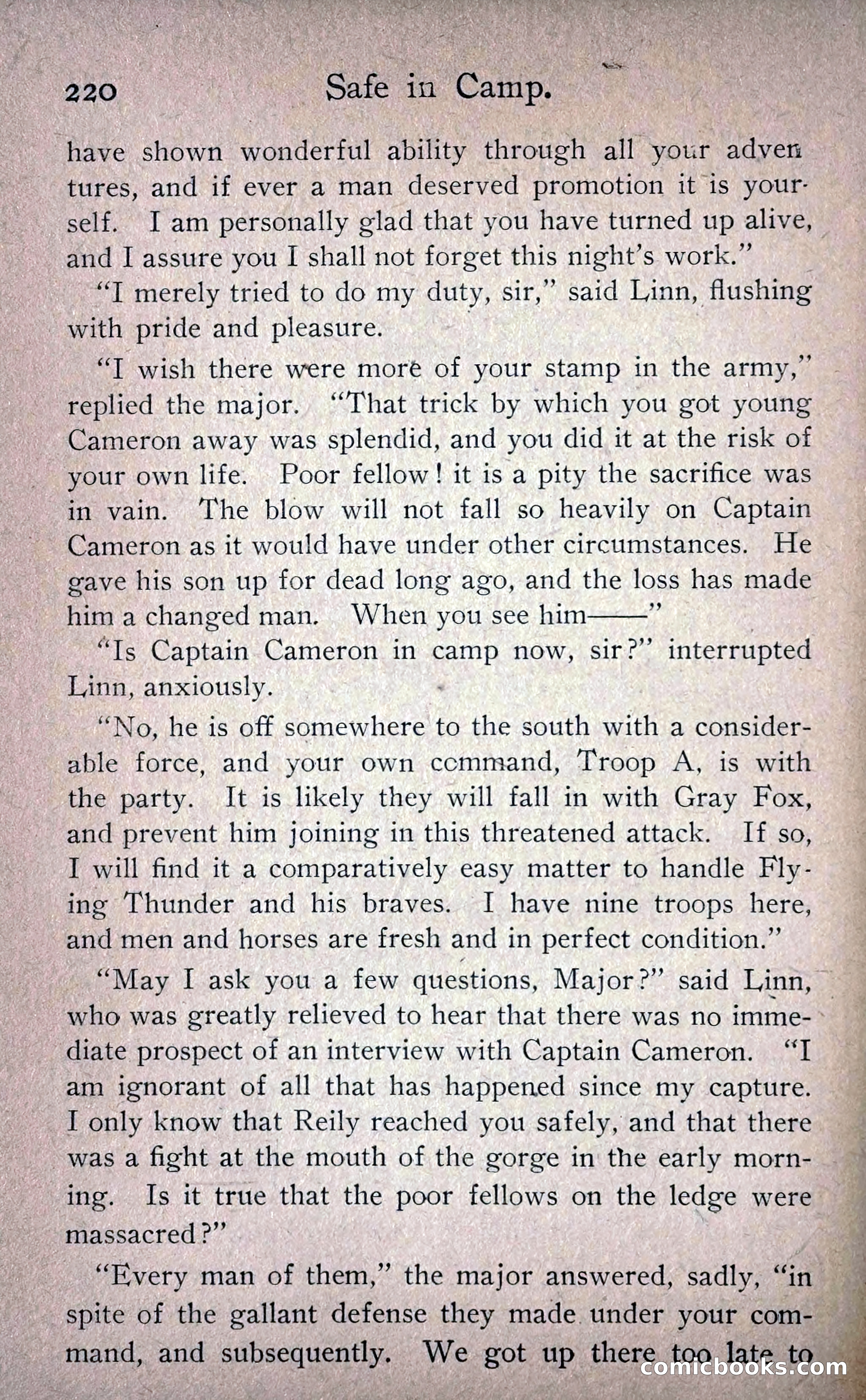 In Barracks and Wigwam — page 230 of 270