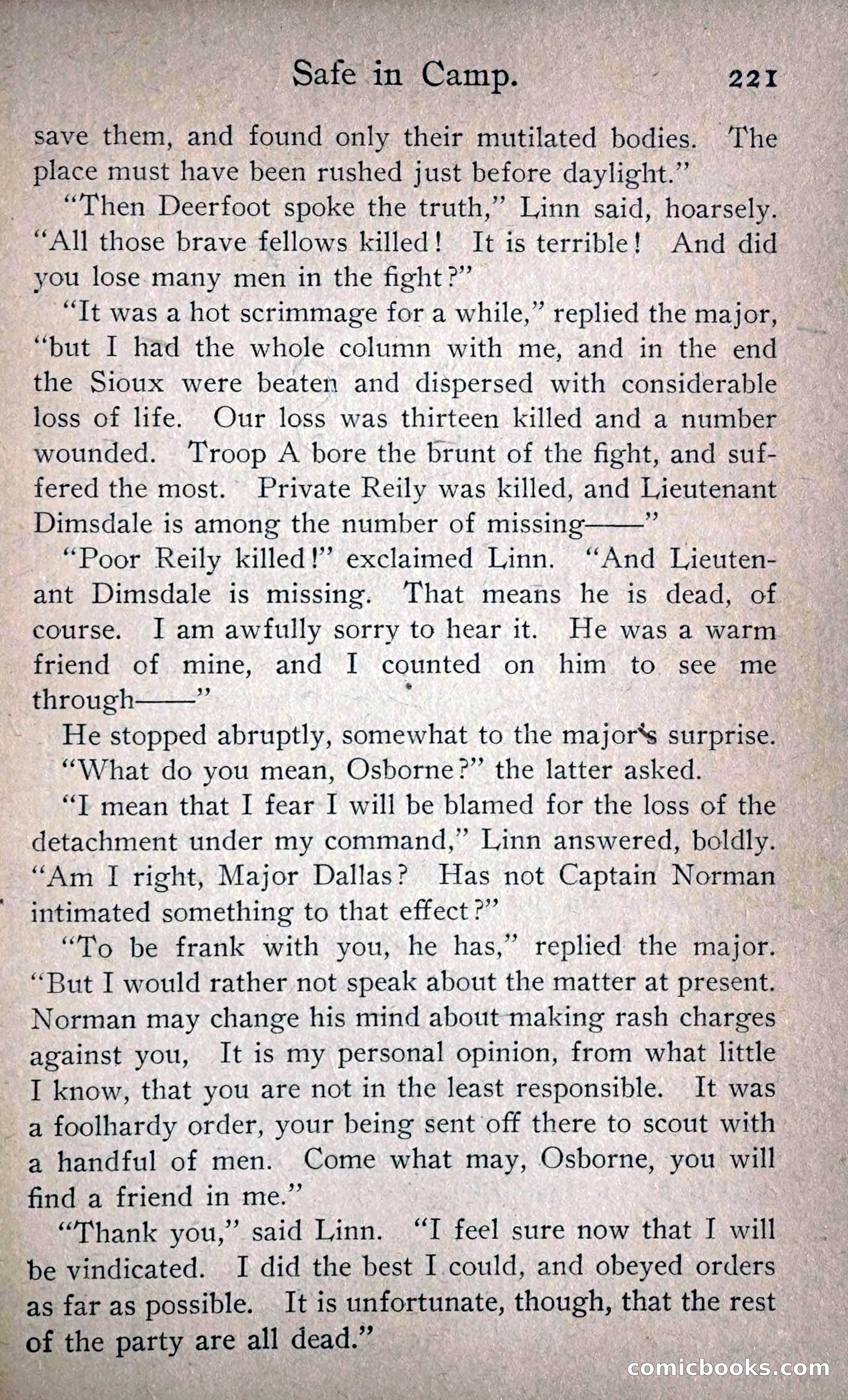 In Barracks and Wigwam — page 231 of 270