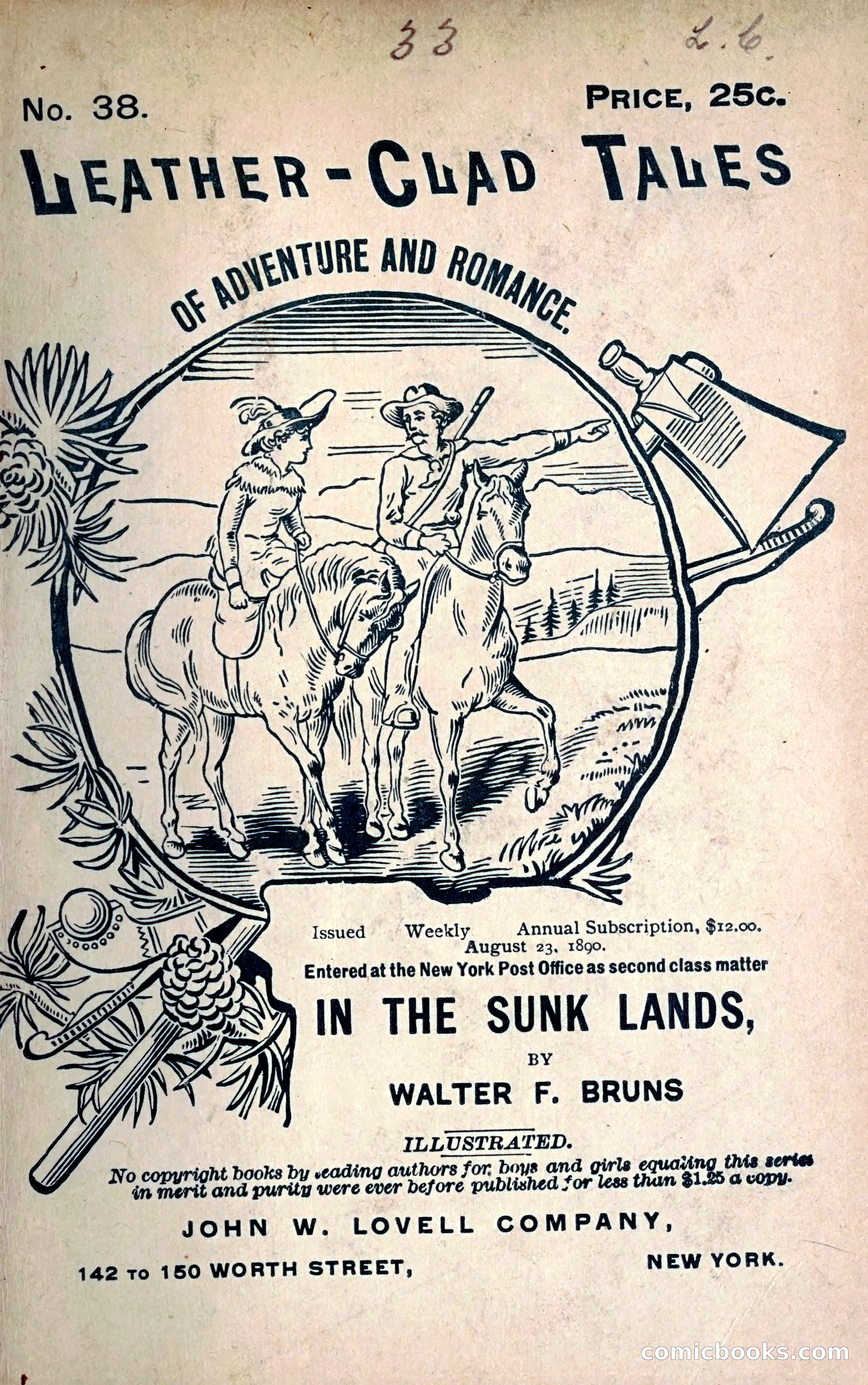In the Sunk Lands by Bruns, Walter F. [from old catalog]
