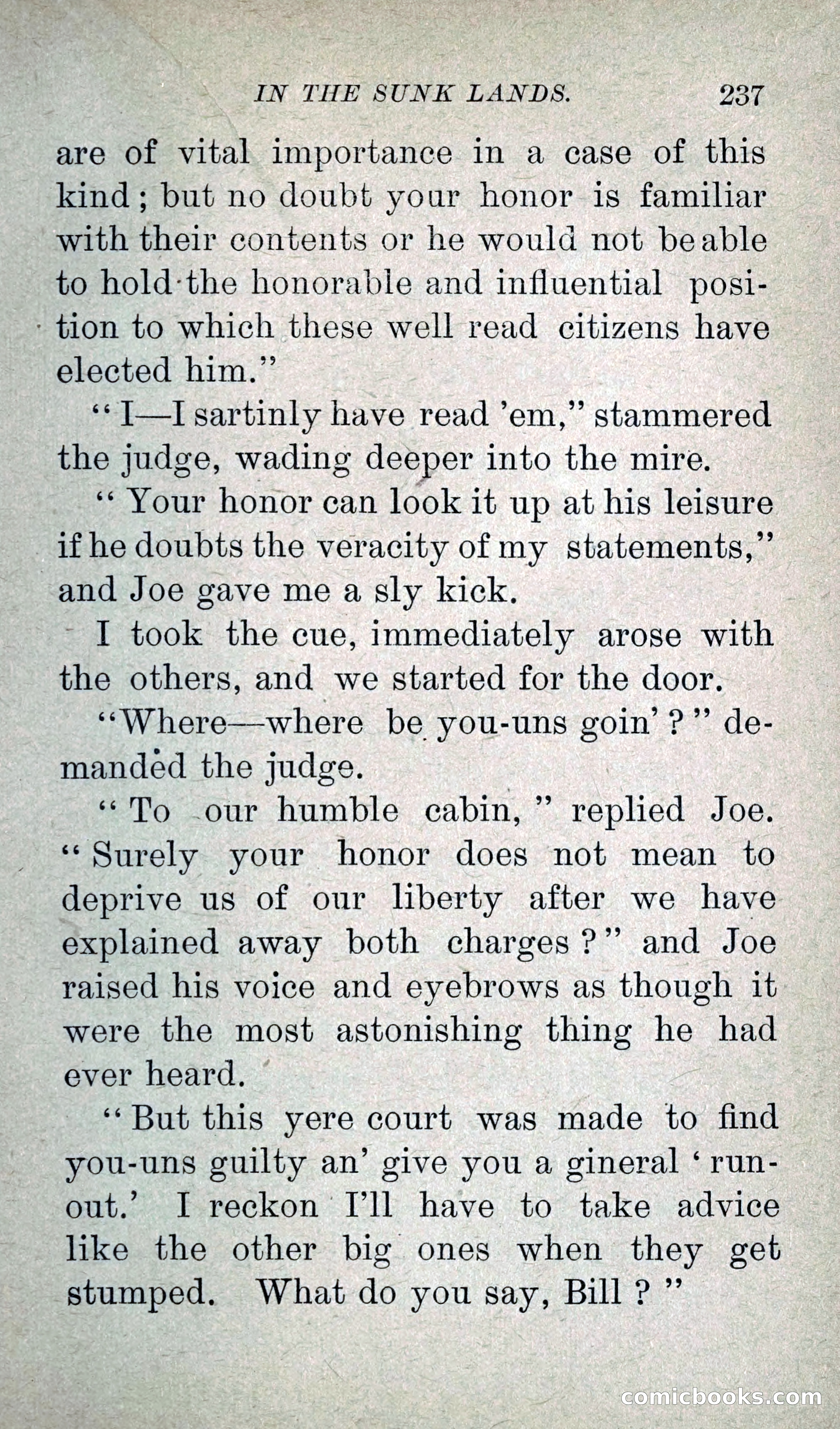 In the Sunk Lands — page 254 of 293