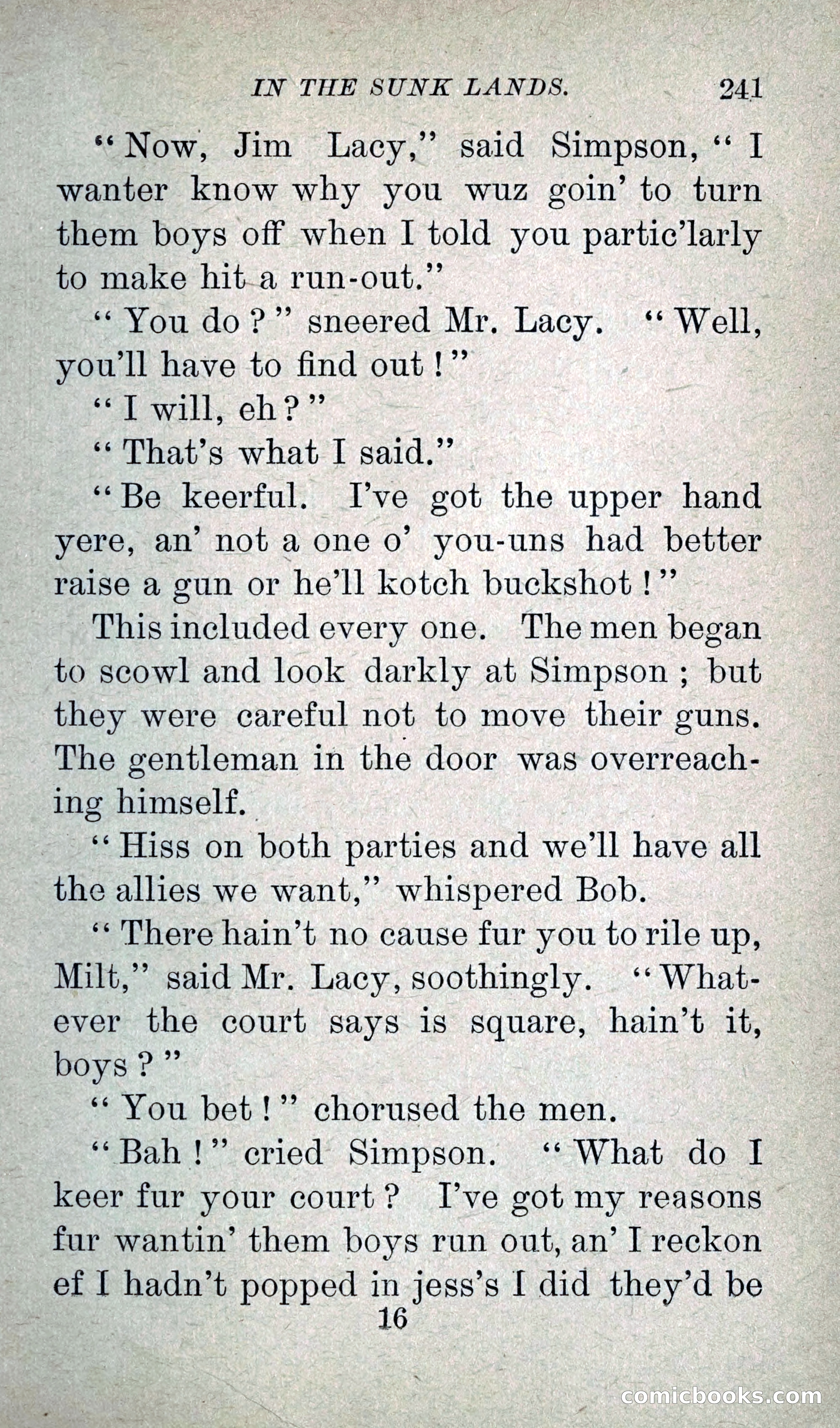 In the Sunk Lands — page 258 of 293