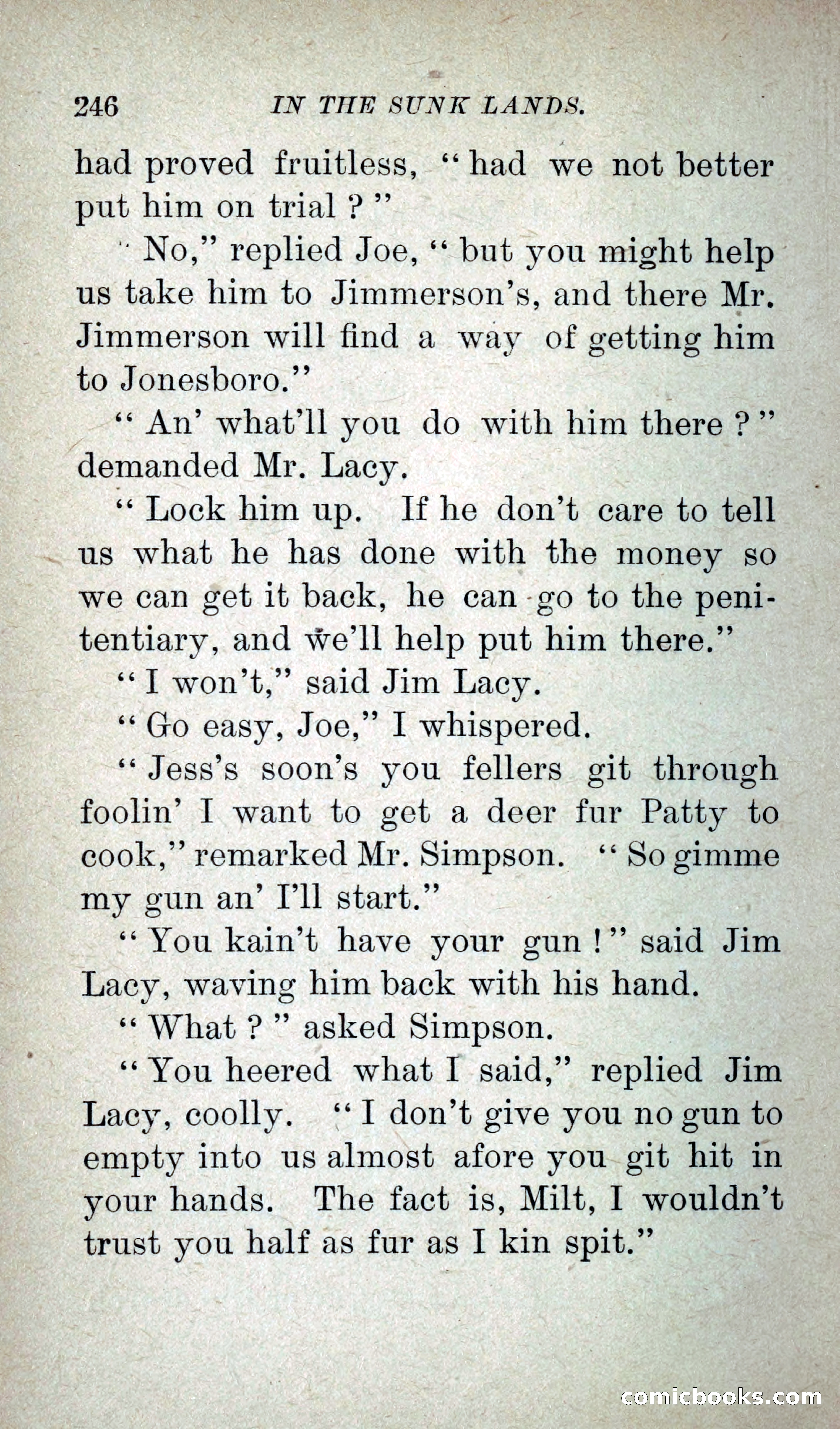 In the Sunk Lands — page 263 of 293