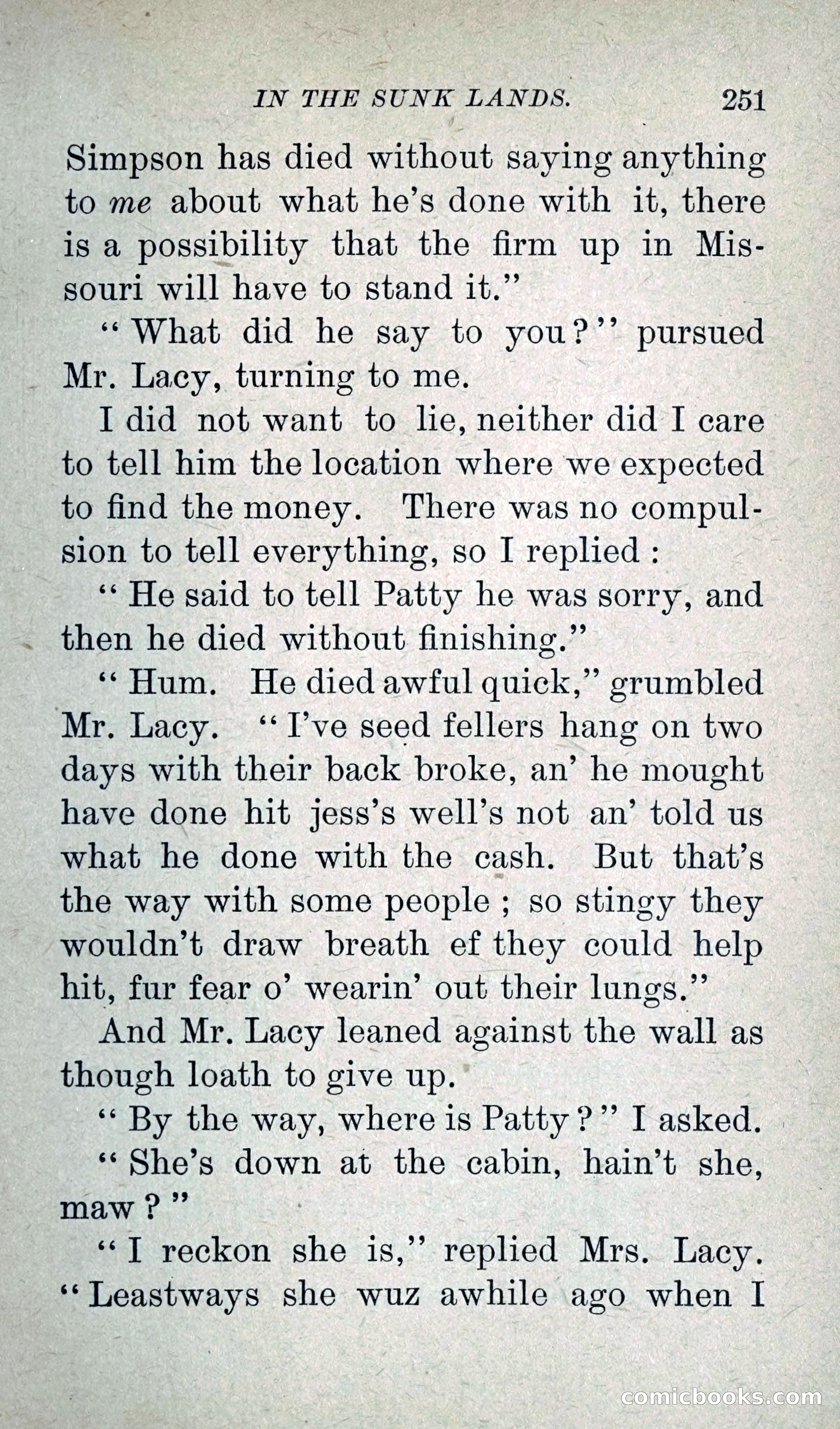 In the Sunk Lands — page 268 of 293