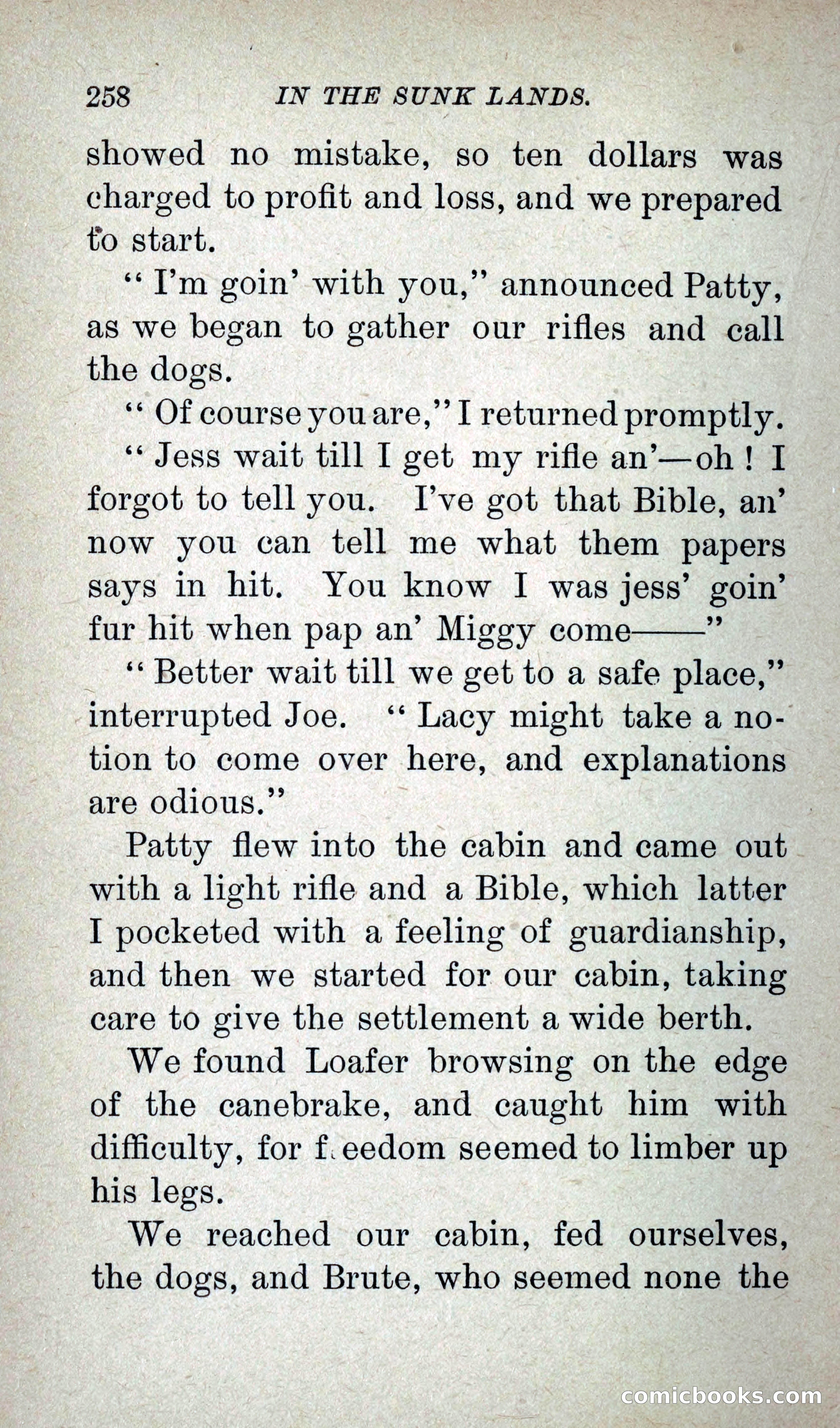 In the Sunk Lands — page 275 of 293