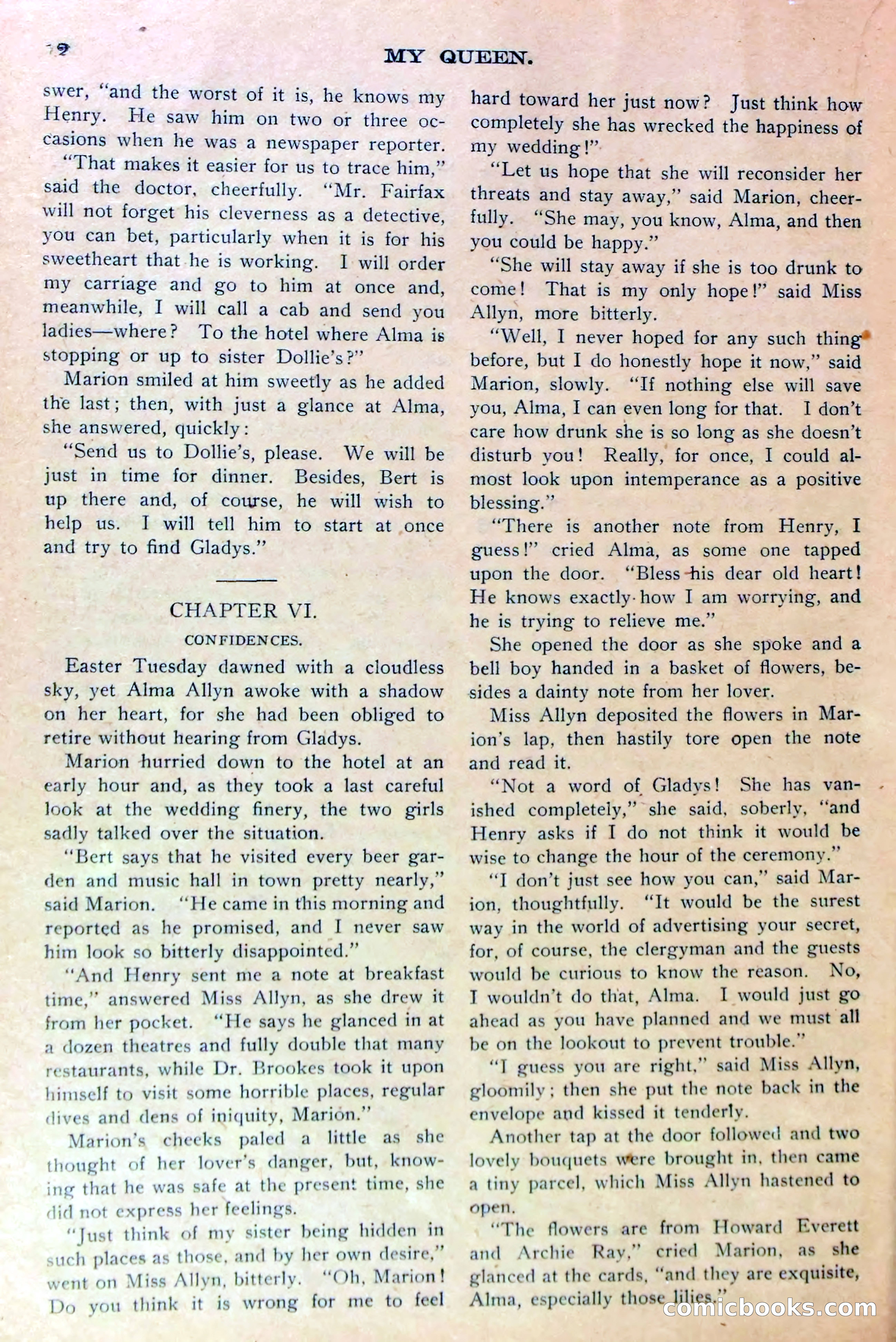 An Interrupted Wedding, or Marion Marlowe as Maid of Honor — page 15 of 36