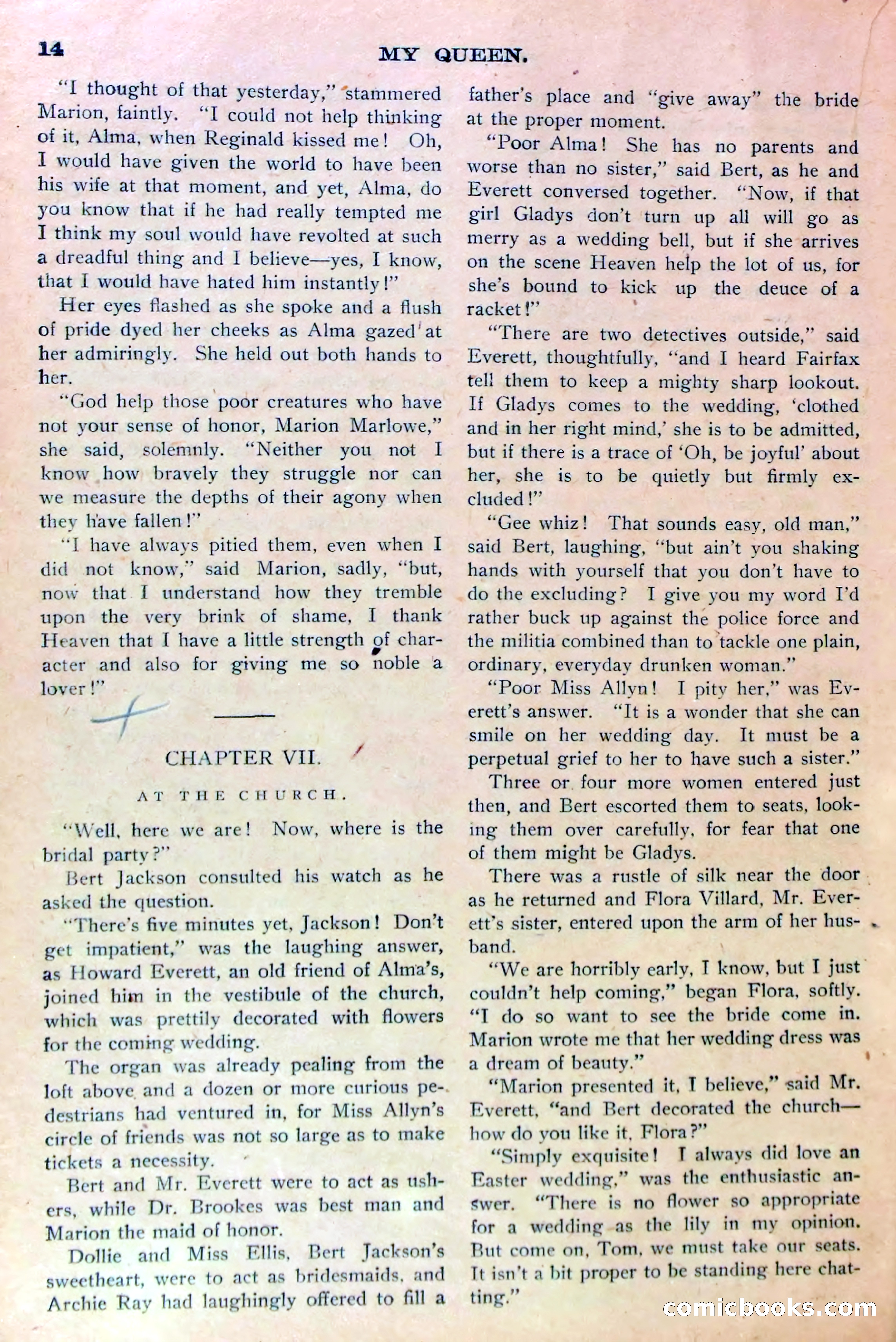 An Interrupted Wedding, or Marion Marlowe as Maid of Honor — page 17 of 36