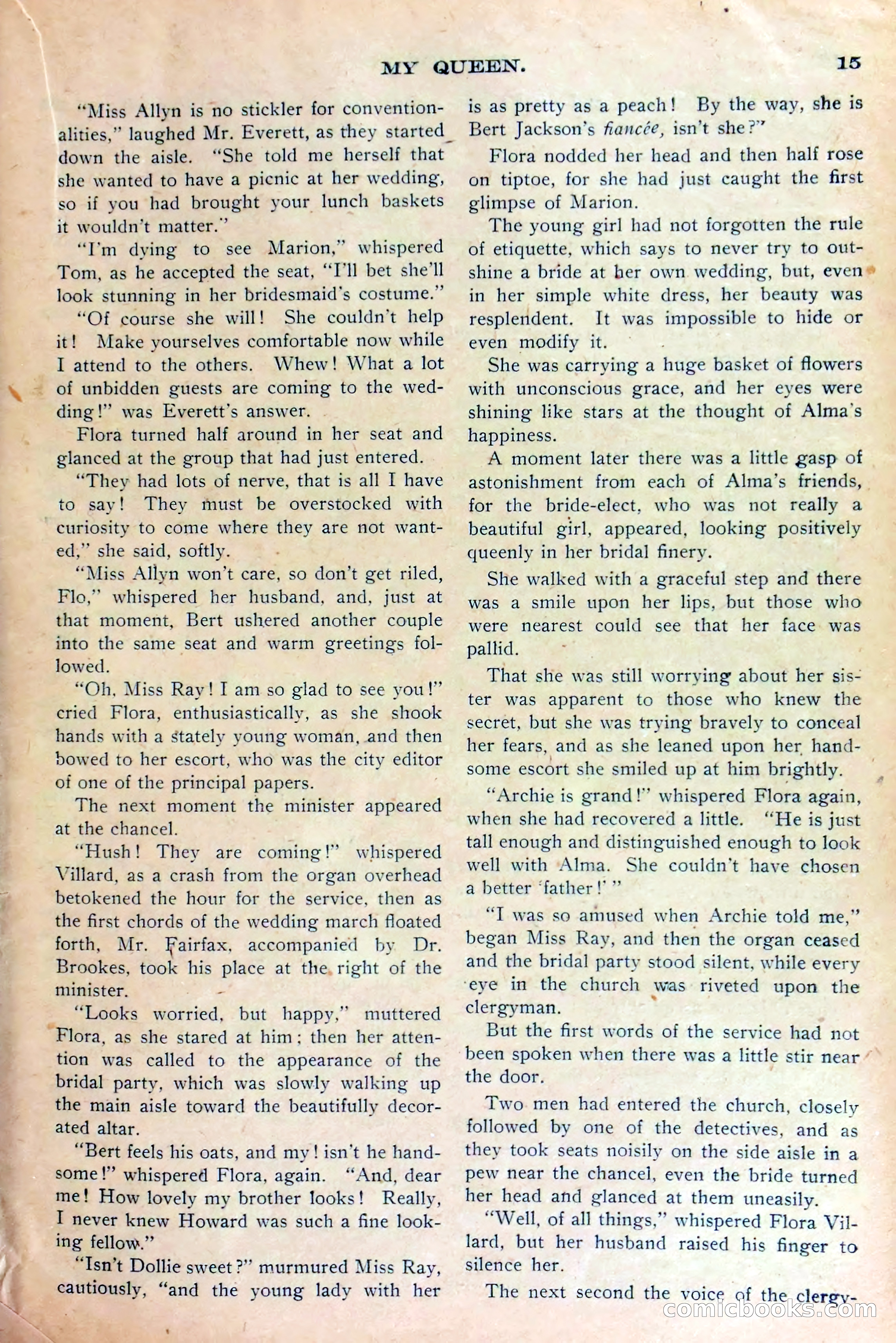 An Interrupted Wedding, or Marion Marlowe as Maid of Honor — page 18 of 36