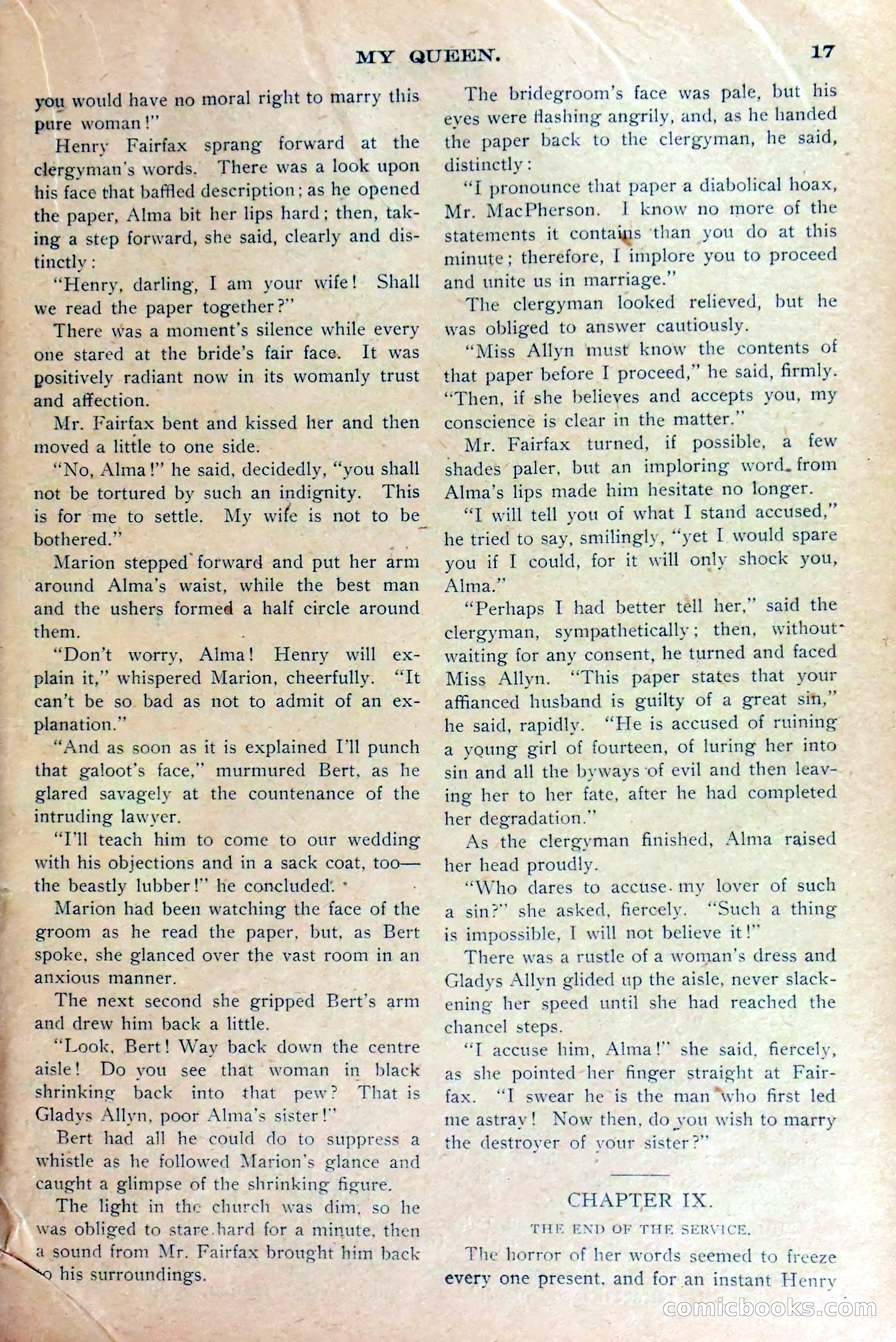 An Interrupted Wedding, or Marion Marlowe as Maid of Honor — page 20 of 36