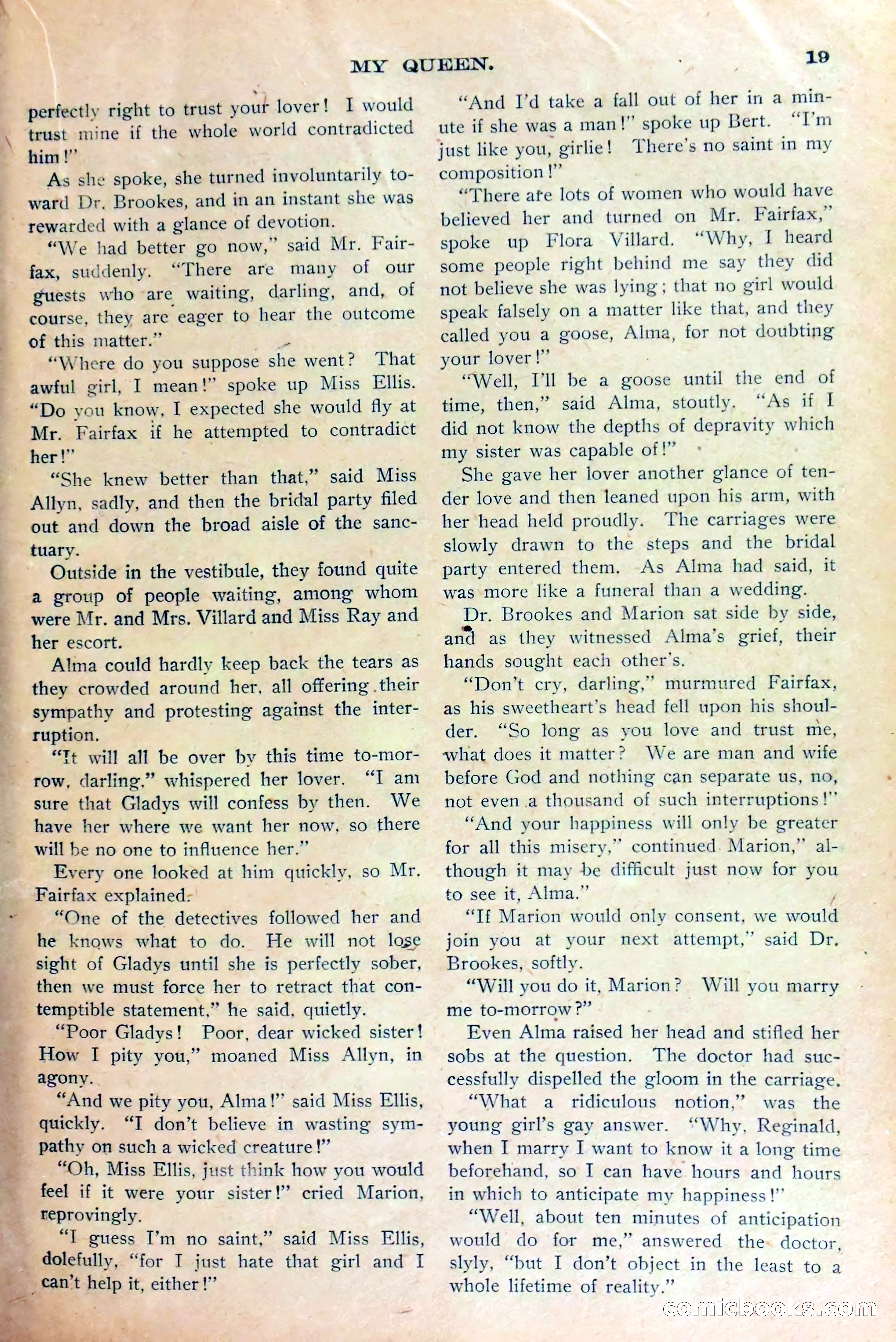An Interrupted Wedding, or Marion Marlowe as Maid of Honor — page 22 of 36