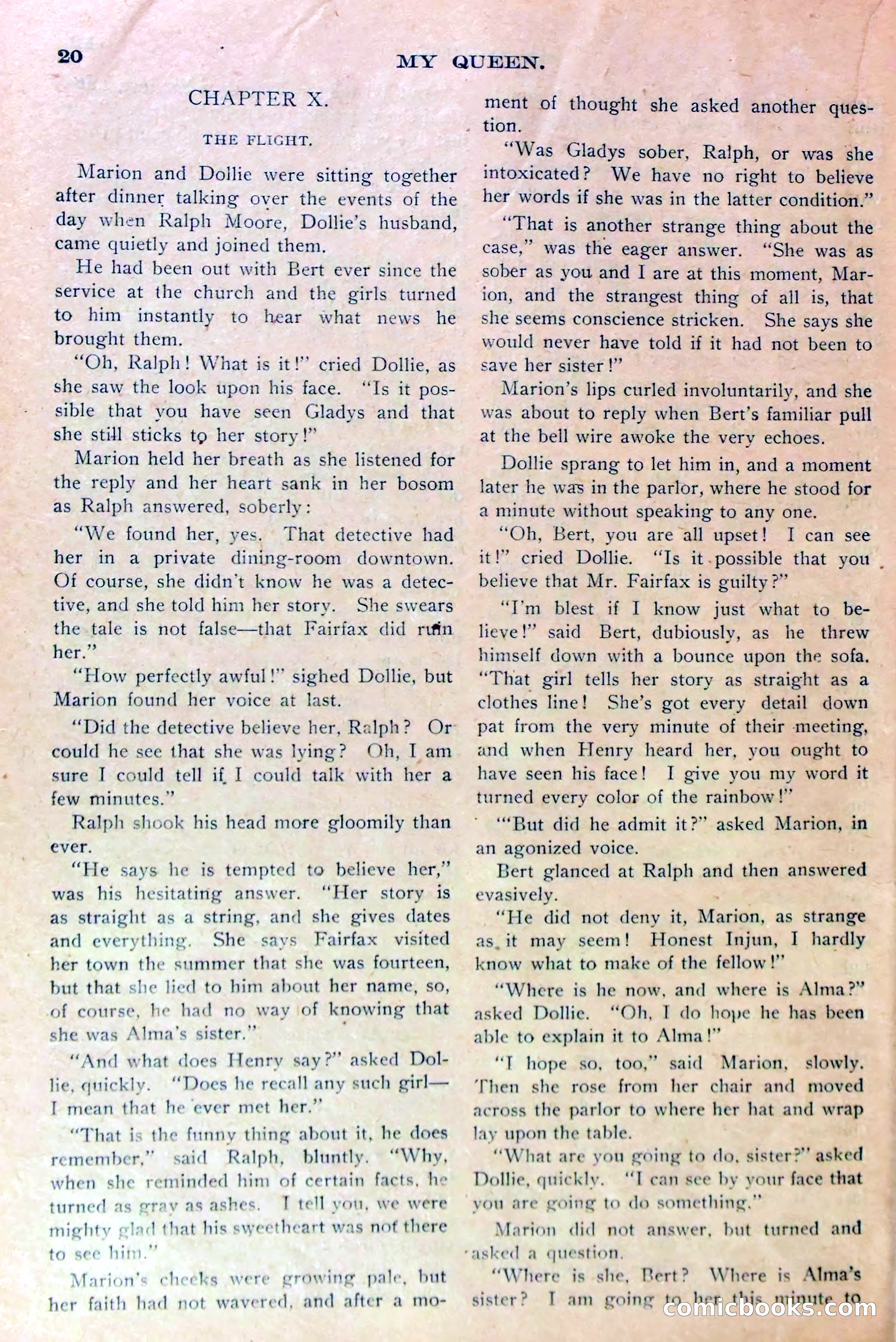 An Interrupted Wedding, or Marion Marlowe as Maid of Honor — page 23 of 36