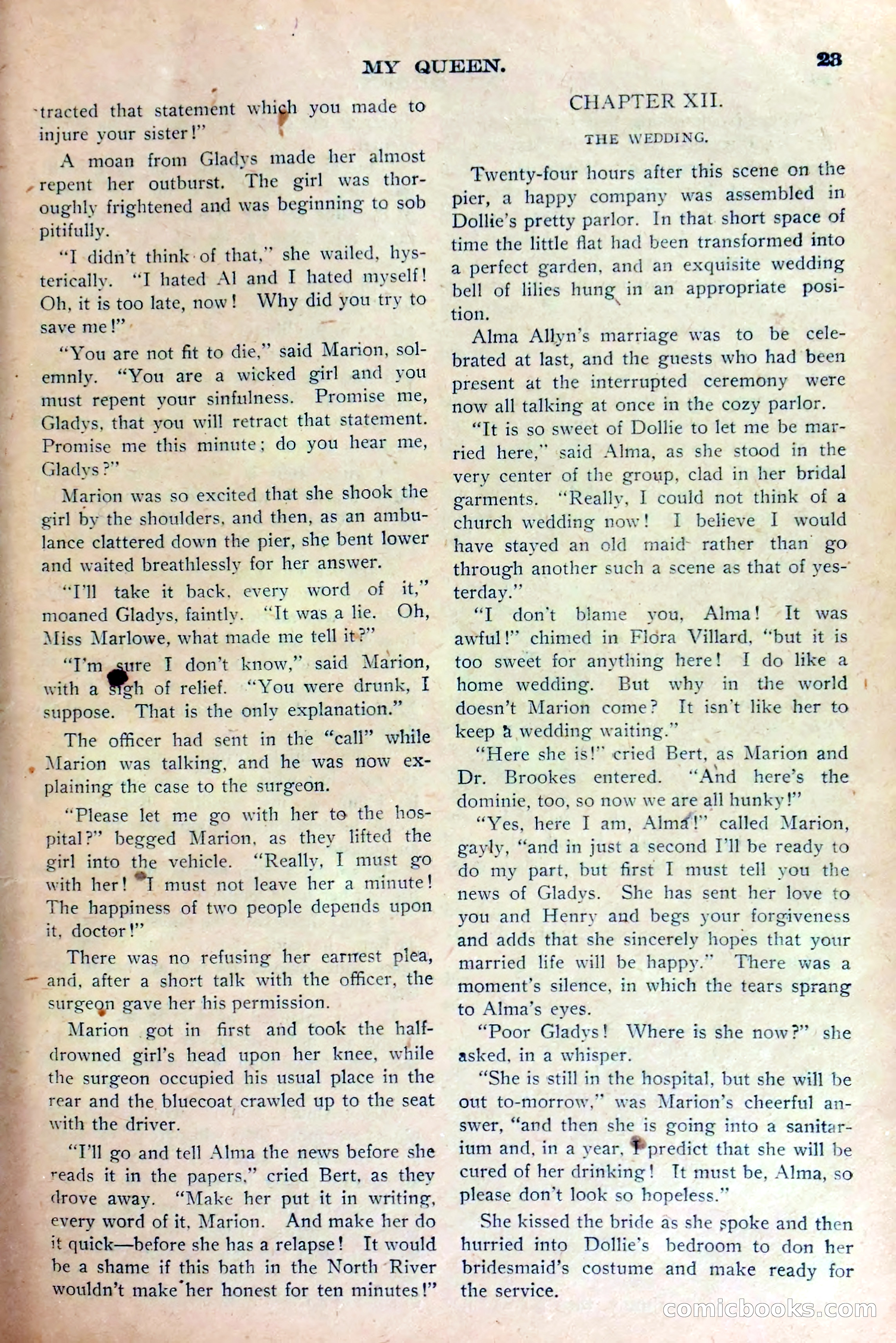 An Interrupted Wedding, or Marion Marlowe as Maid of Honor — page 26 of 36