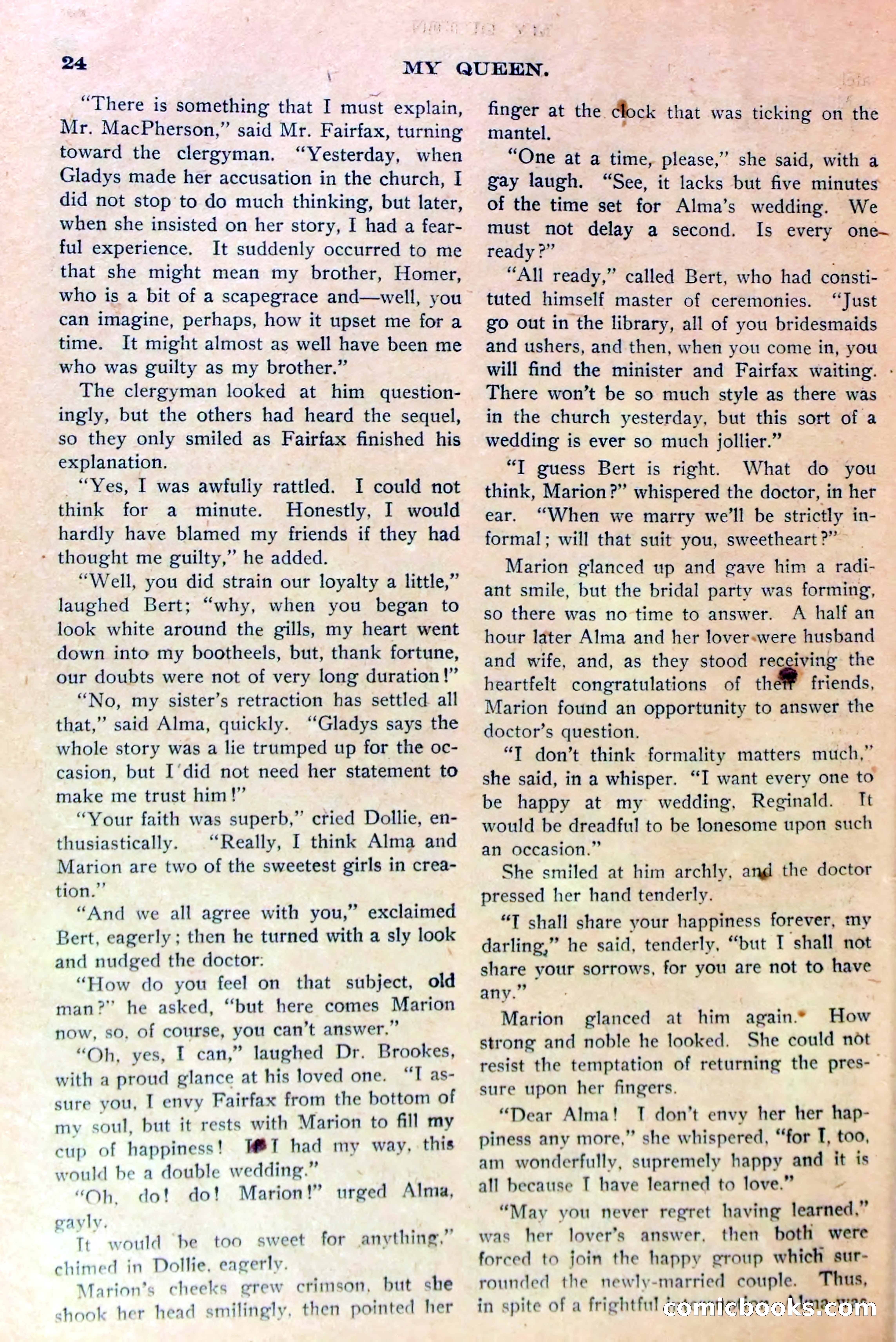 An Interrupted Wedding, or Marion Marlowe as Maid of Honor — page 27 of 36