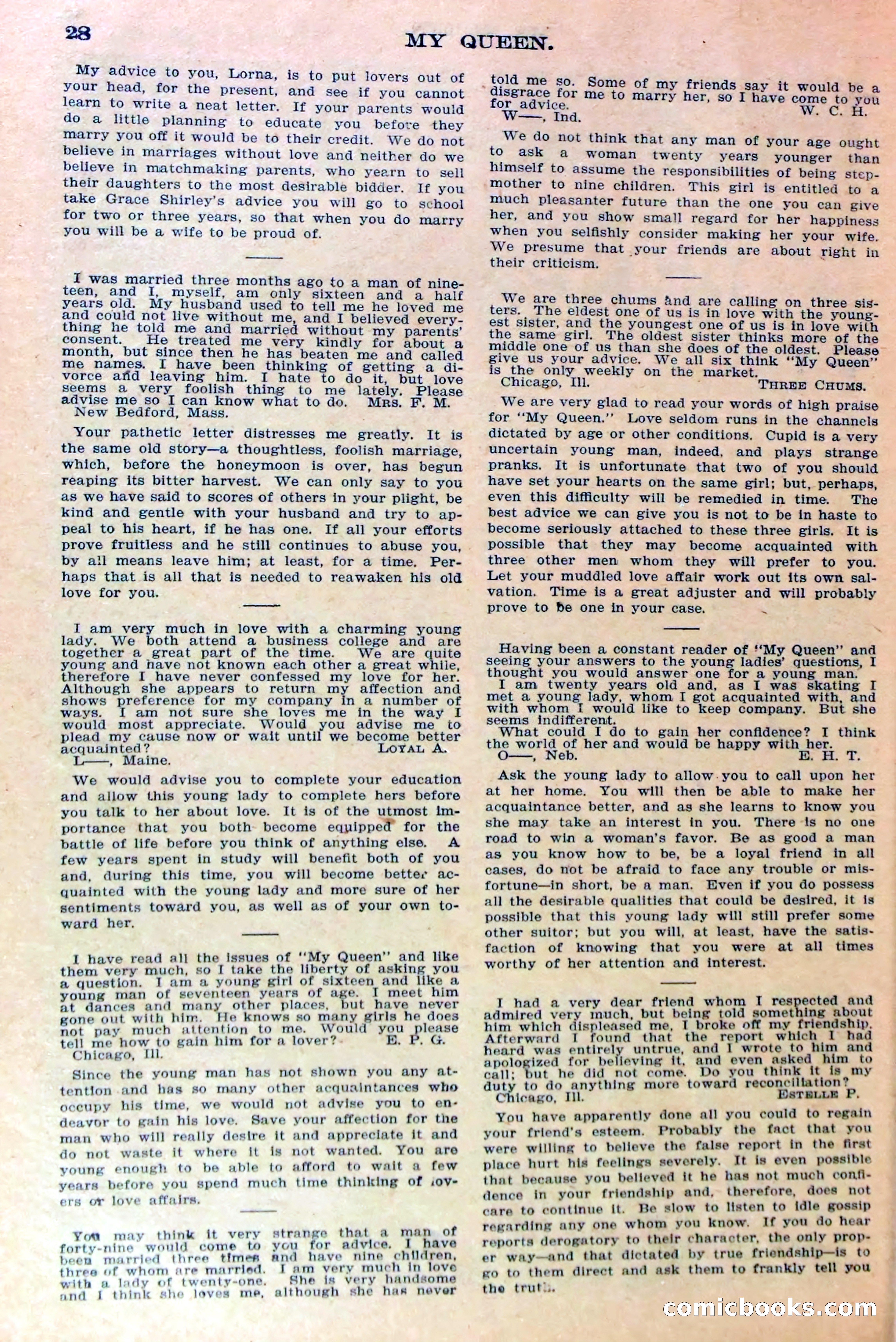 An Interrupted Wedding, or Marion Marlowe as Maid of Honor — page 31 of 36