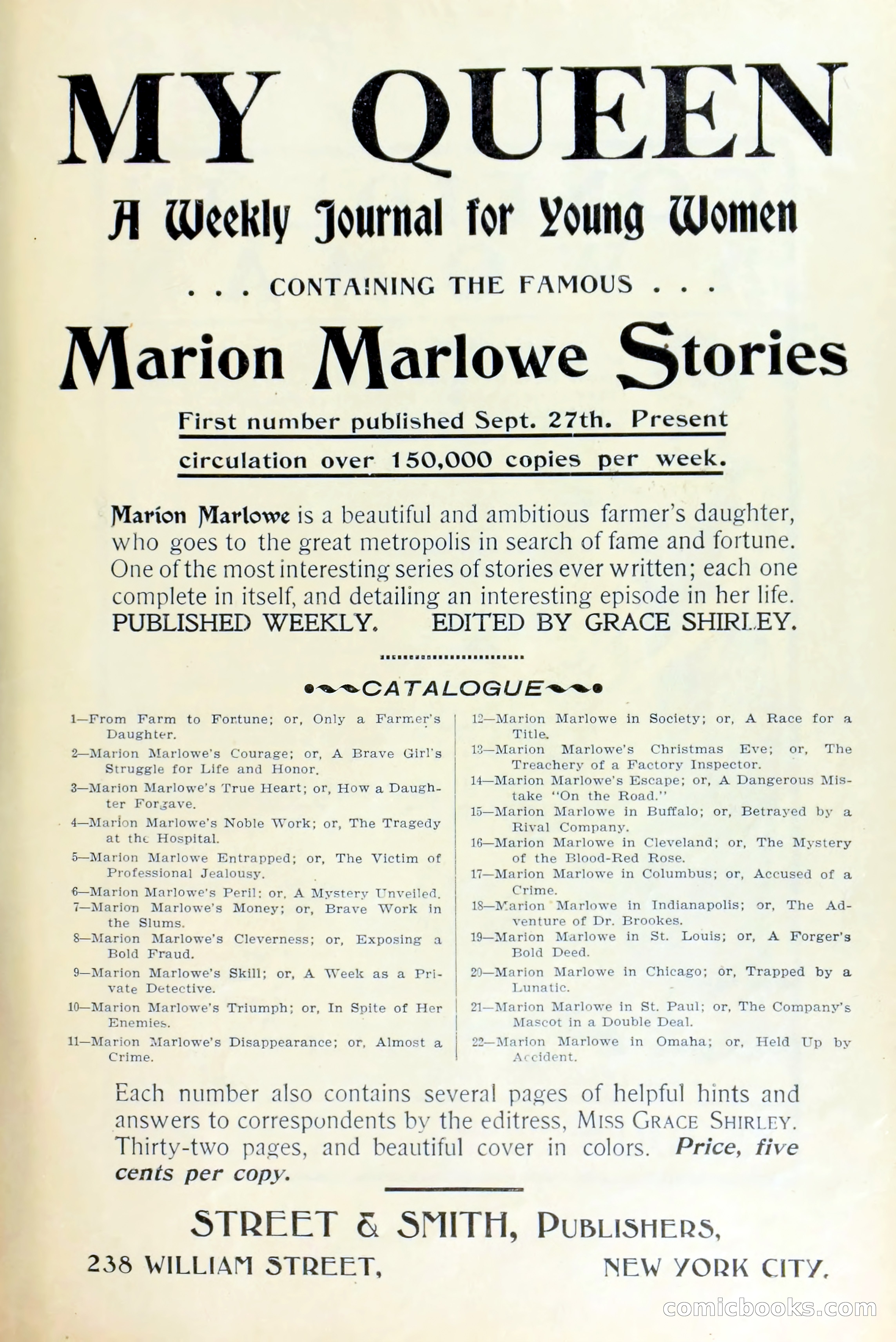 An Interrupted Wedding, or Marion Marlowe as Maid of Honor — page 36 of 36