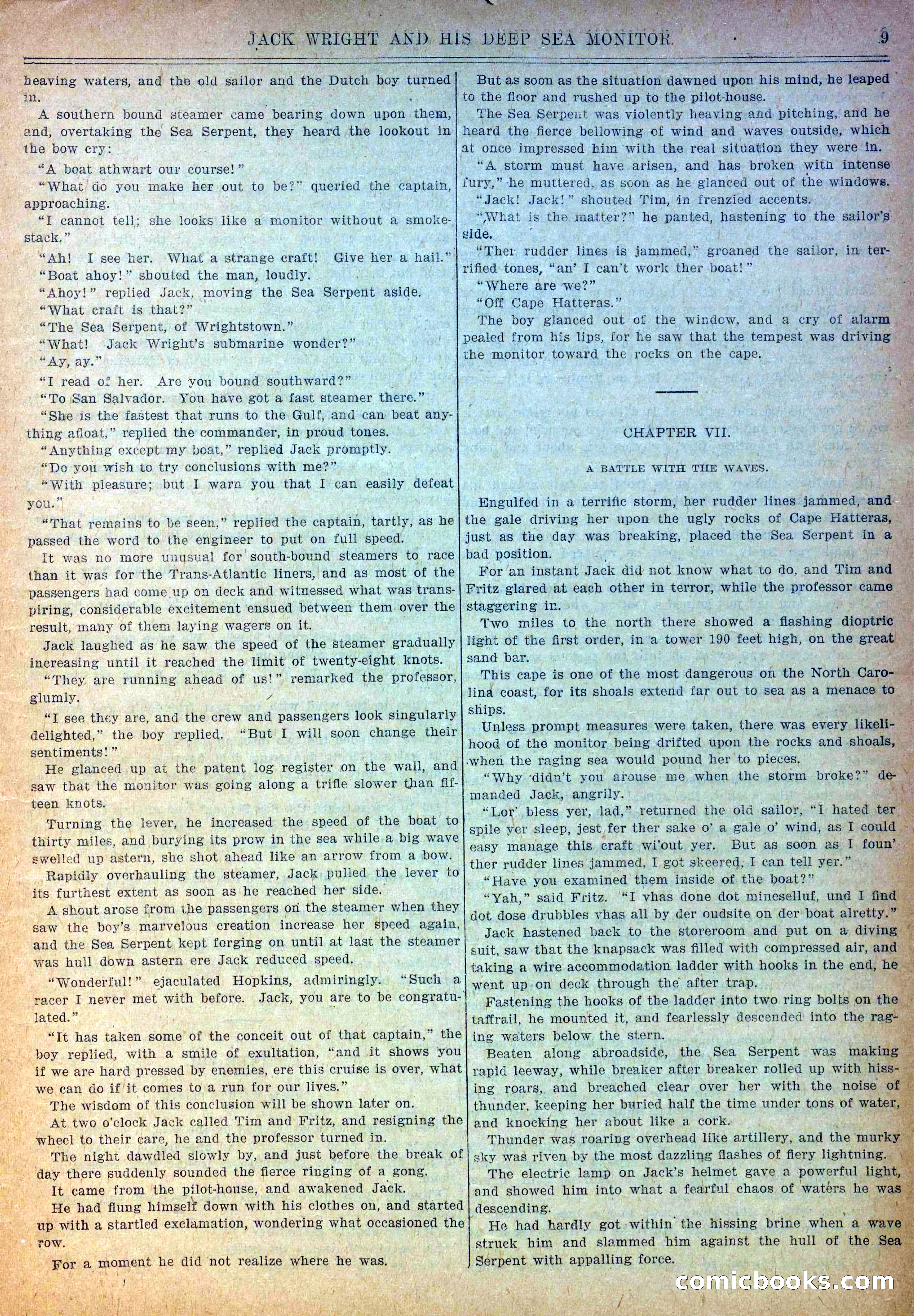 Pluck and Luck #139: Jack Wright and His Deep Sea Monitor — page 10 of 34