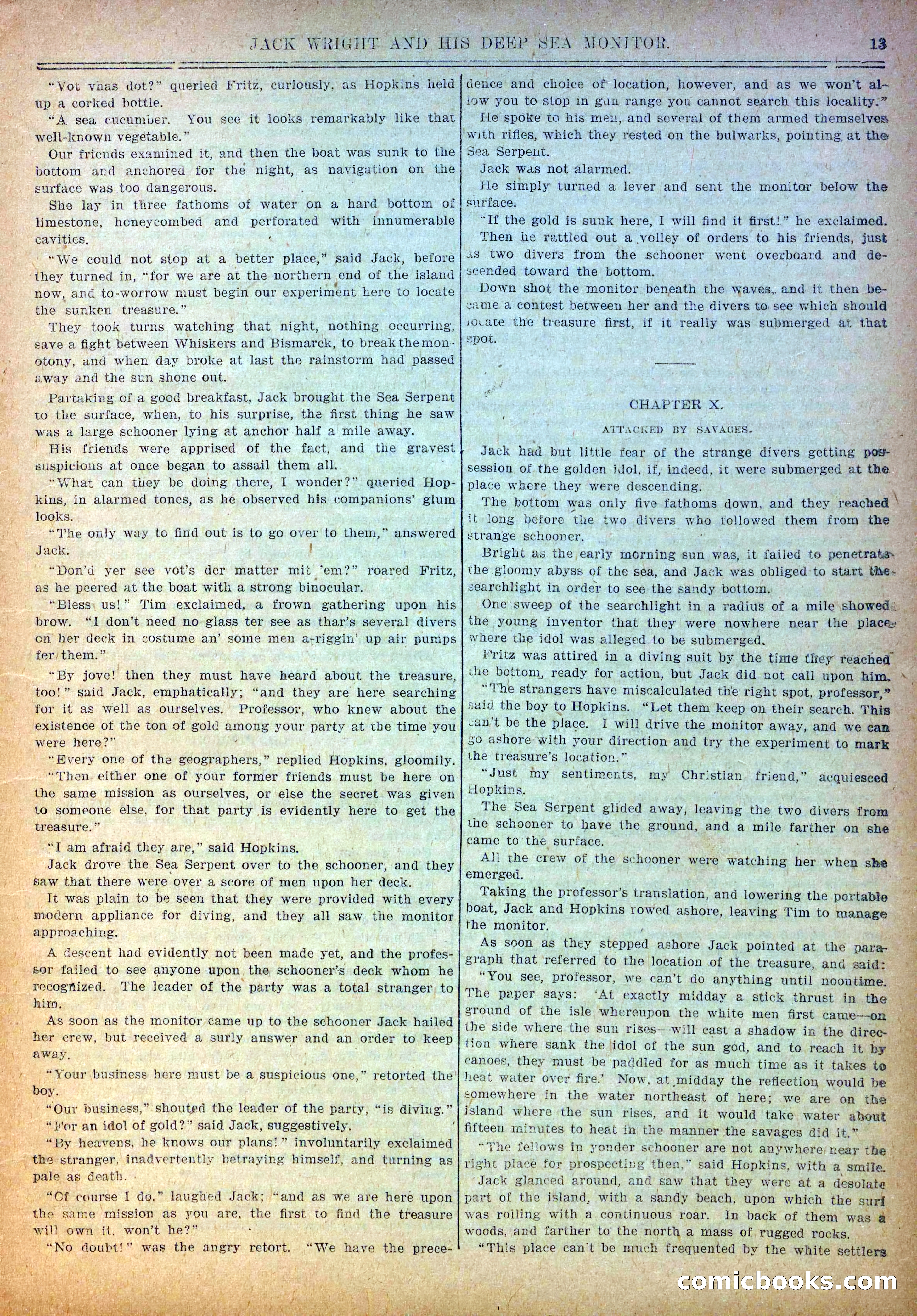 Pluck and Luck #139: Jack Wright and His Deep Sea Monitor — page 14 of 34